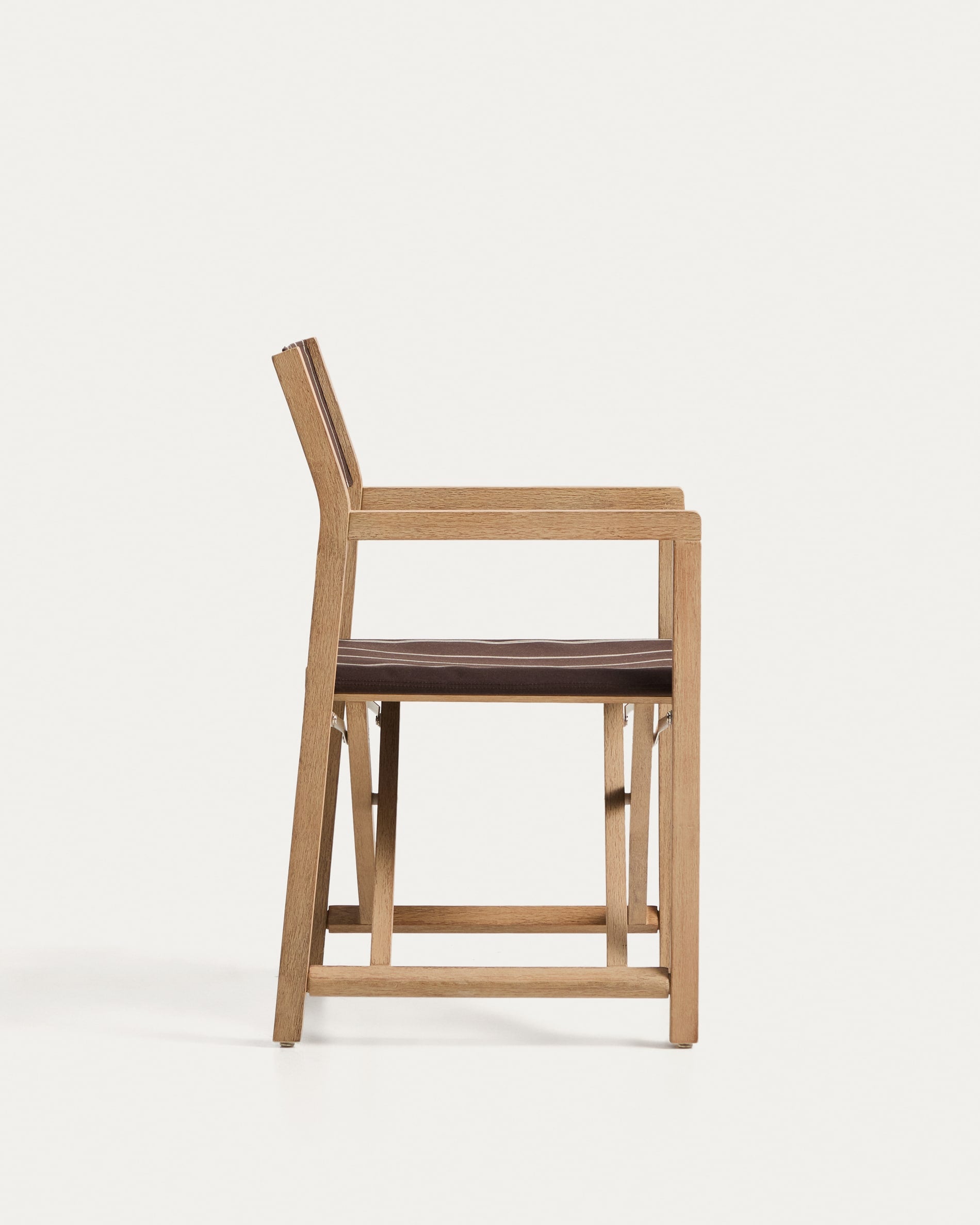 Tuinstoel VILARA bruin met beige