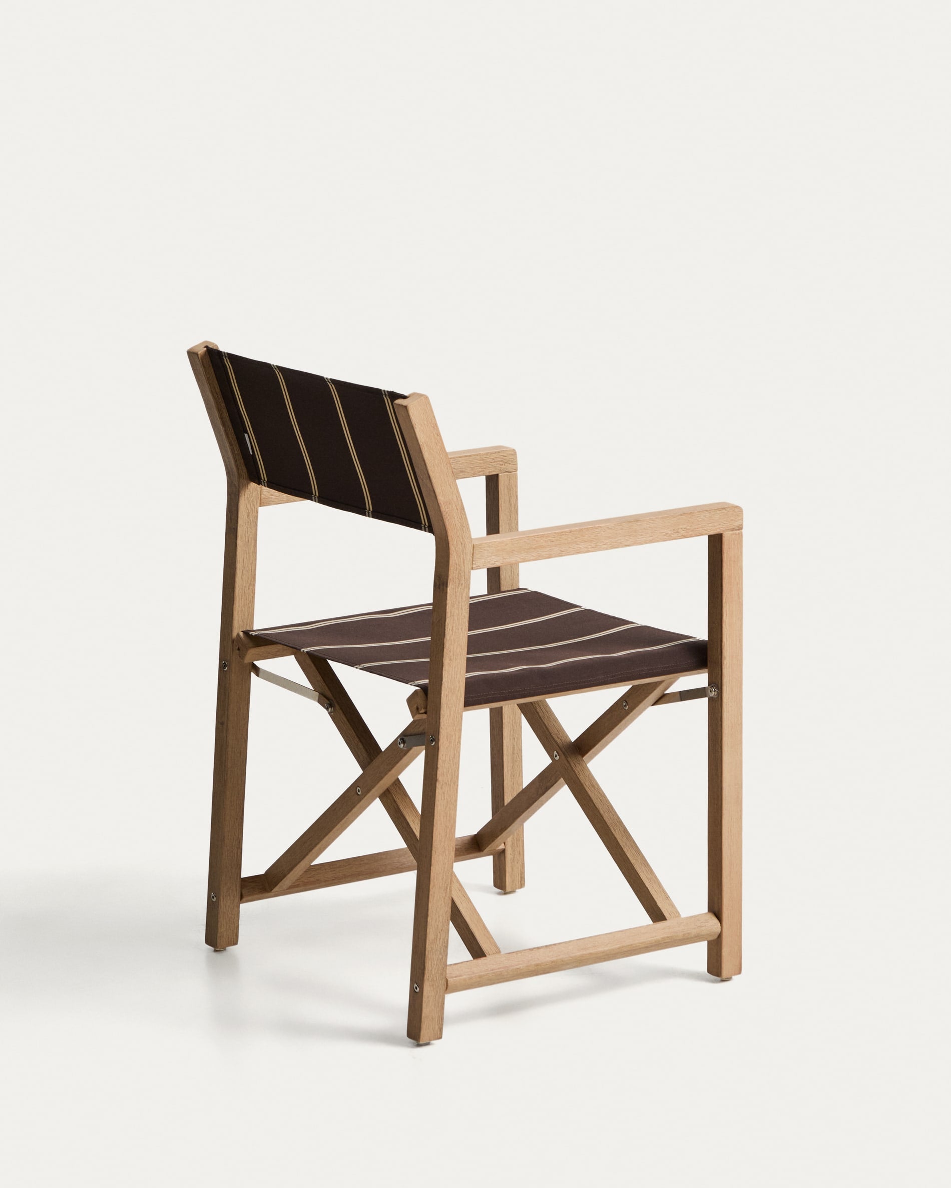 Tuinstoel VILARA bruin met beige