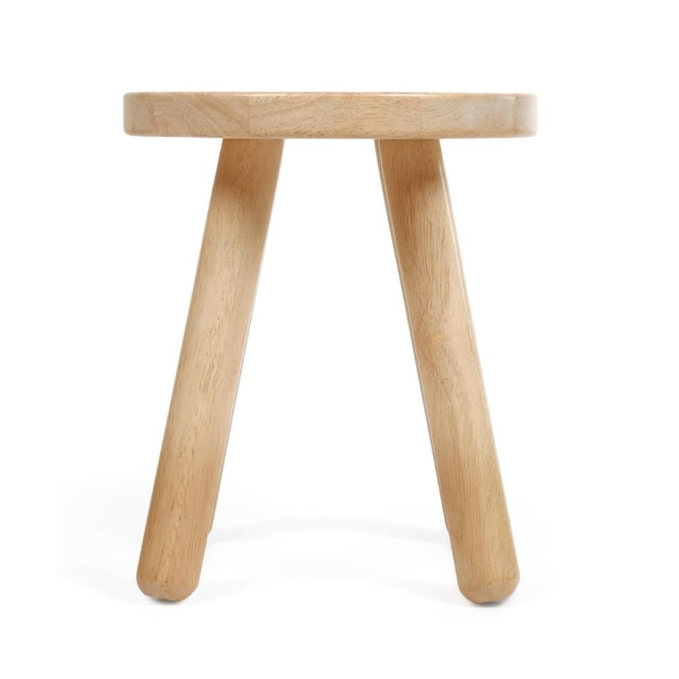 Stołek dziecięcy DILCIA lite drewno kauczukowe La Forma Eye on Design