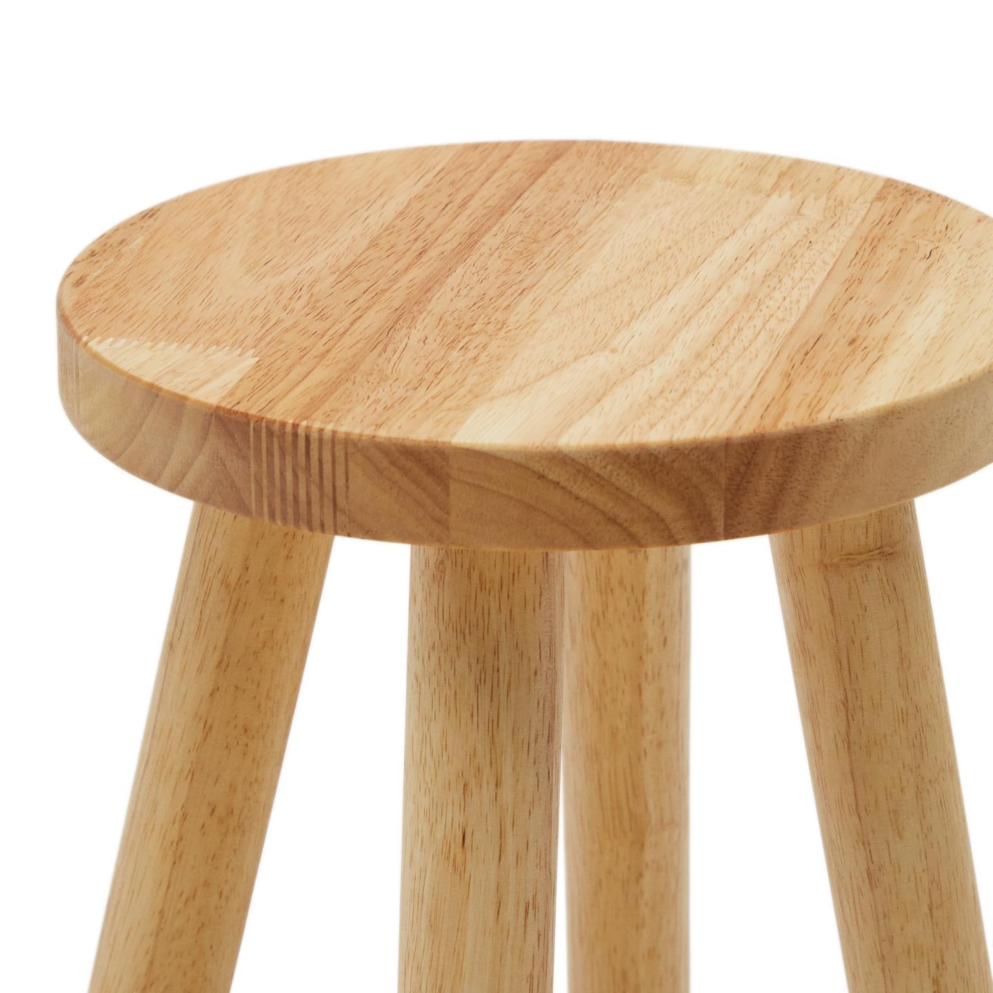 Stołek dziecięcy DILCIA lite drewno kauczukowe La Forma Eye on Design