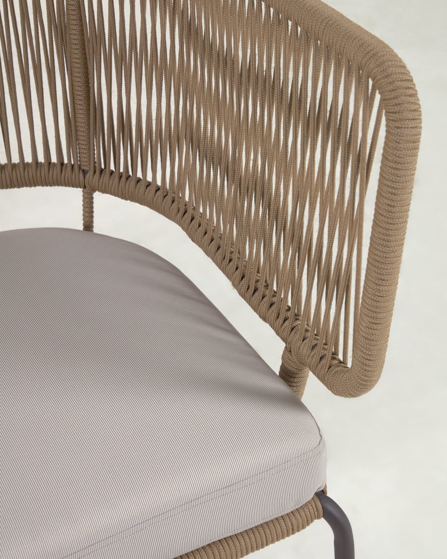 NADIN beiges Gartensofa