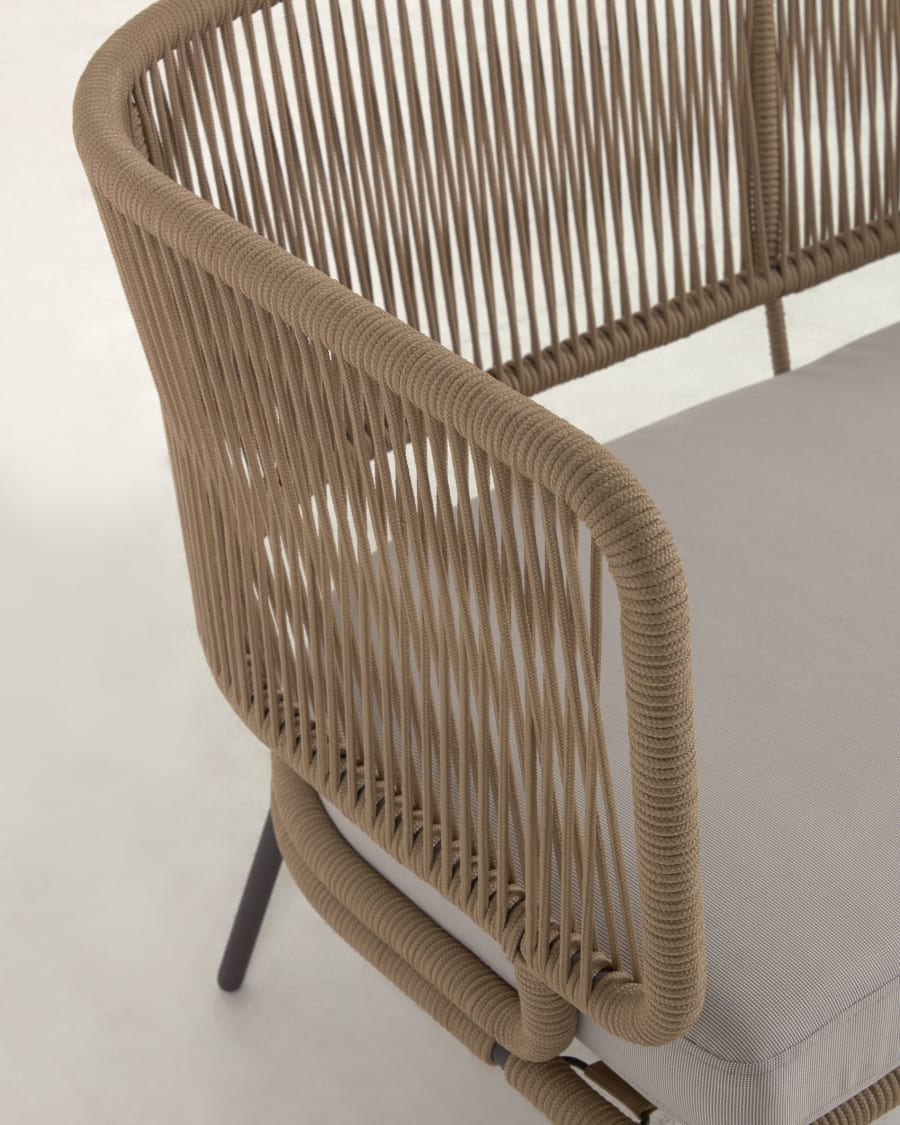 NADIN beiges Gartensofa