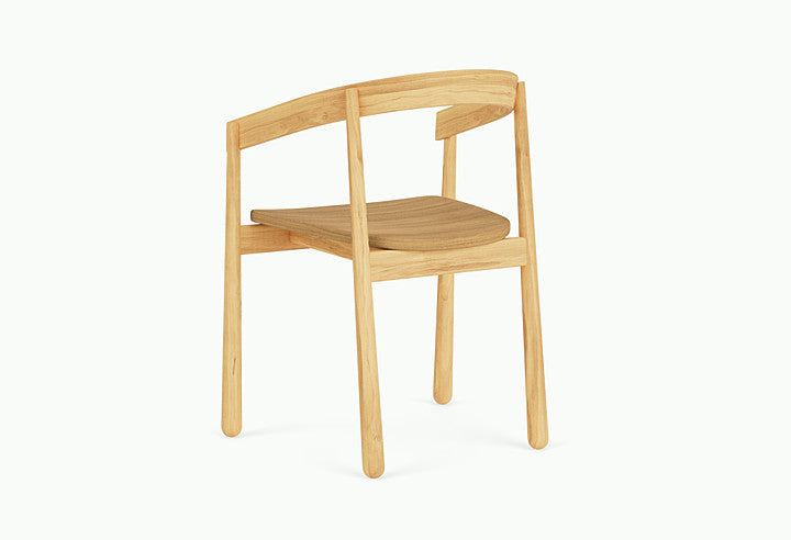 HOMERUN Chair in Light Oak Wood