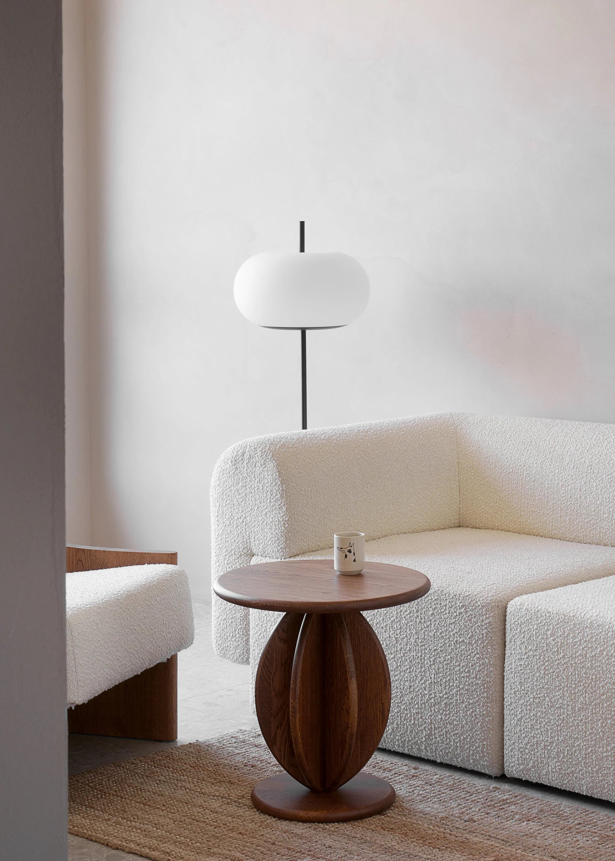 Beistelltisch CITRUS dunkles Eichenholz