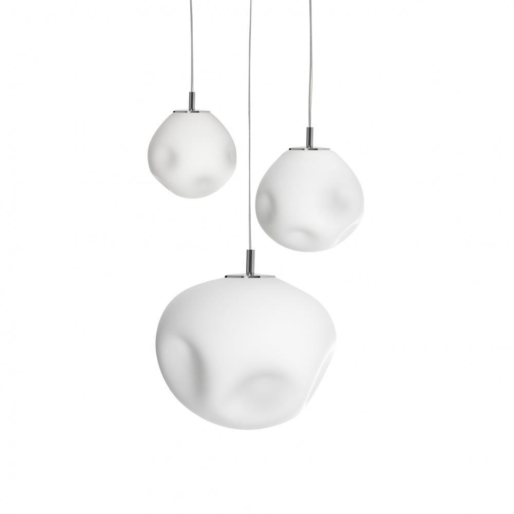 Driepunts hanglamp CLOE chroom