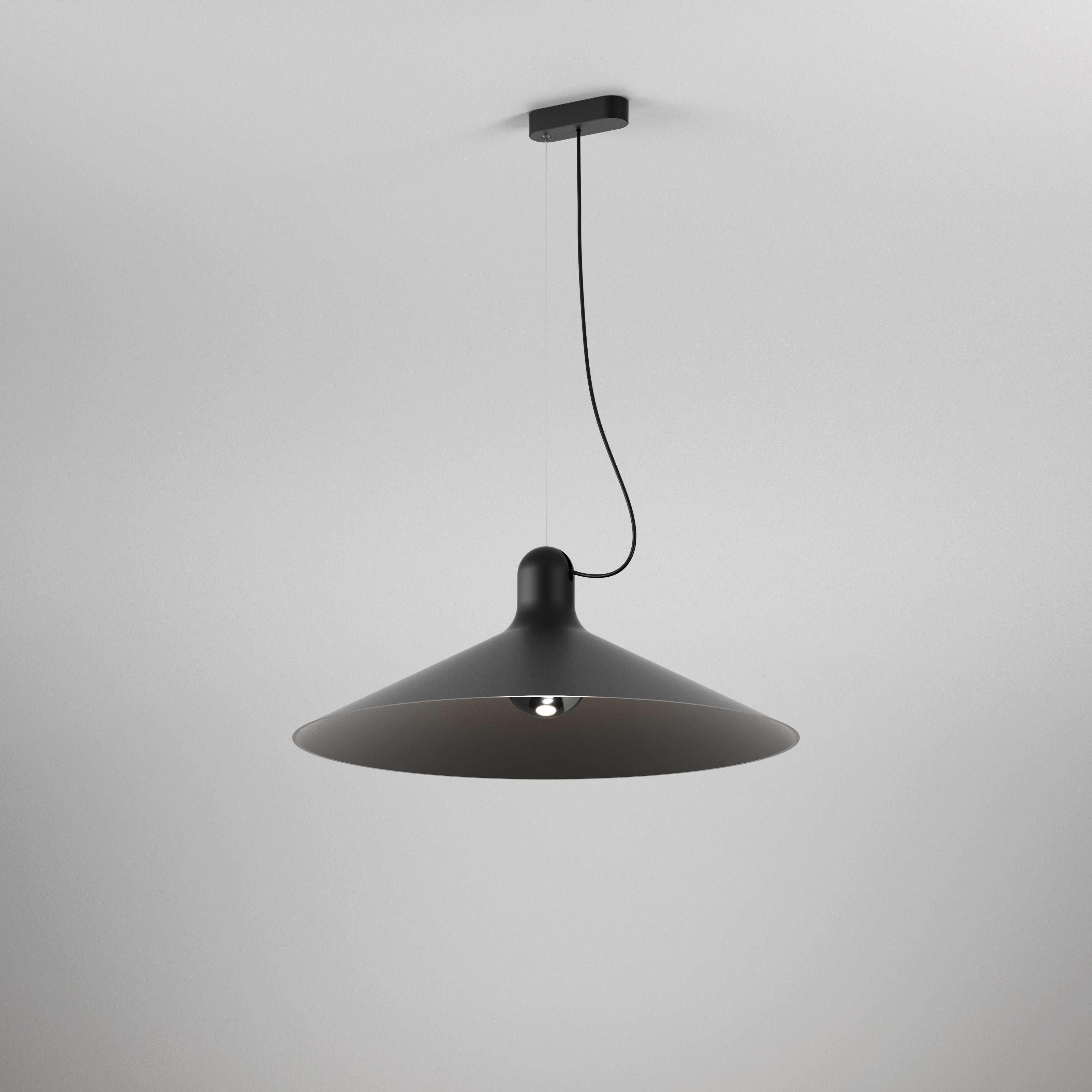 CONA black pendant lamp
