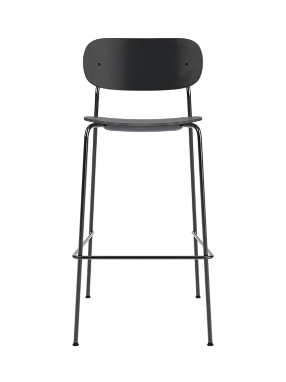 Hocker CO zwart eikenfineer