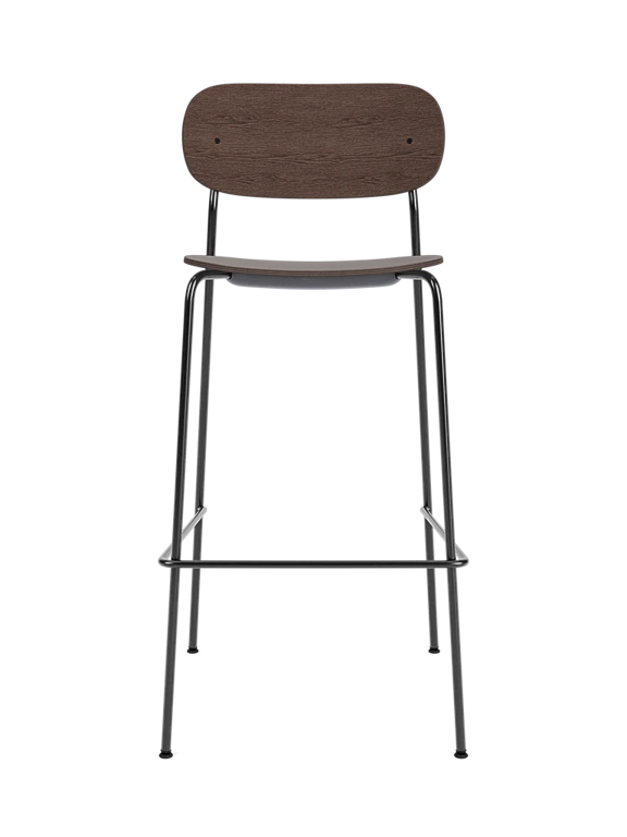 Dark Oak Veneer Stool