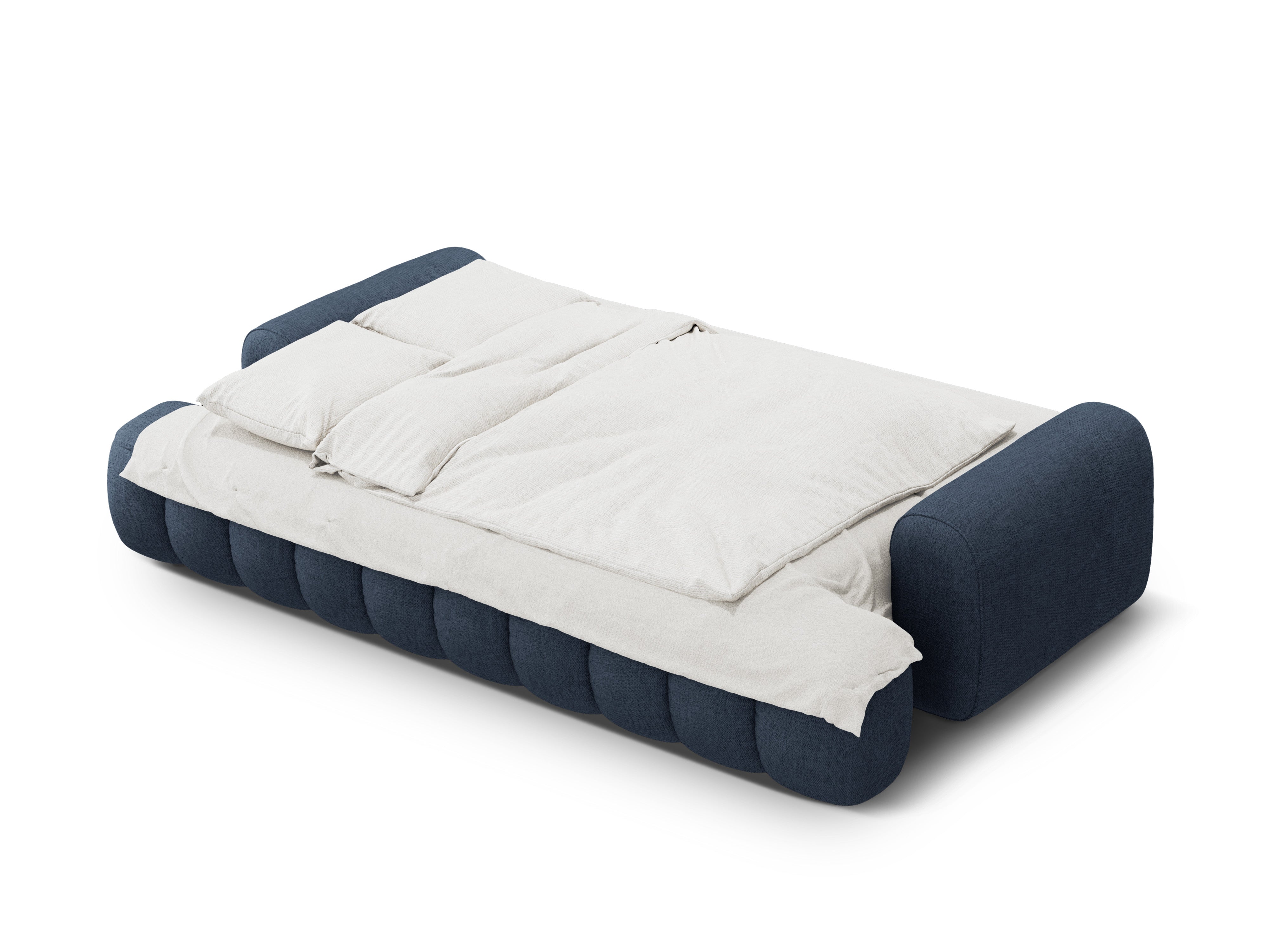 Sofa with sleeping function for 4 people LINZ blue