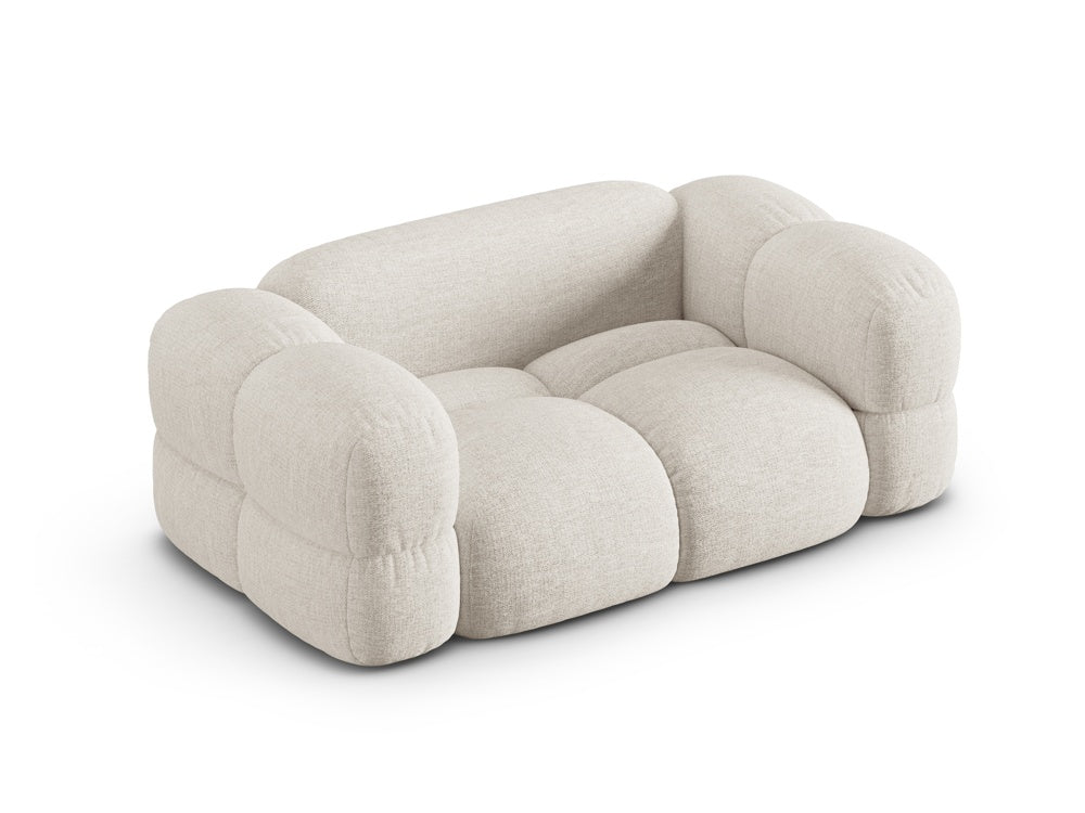 Sofa 2-sitzig LORETTO hellbeige