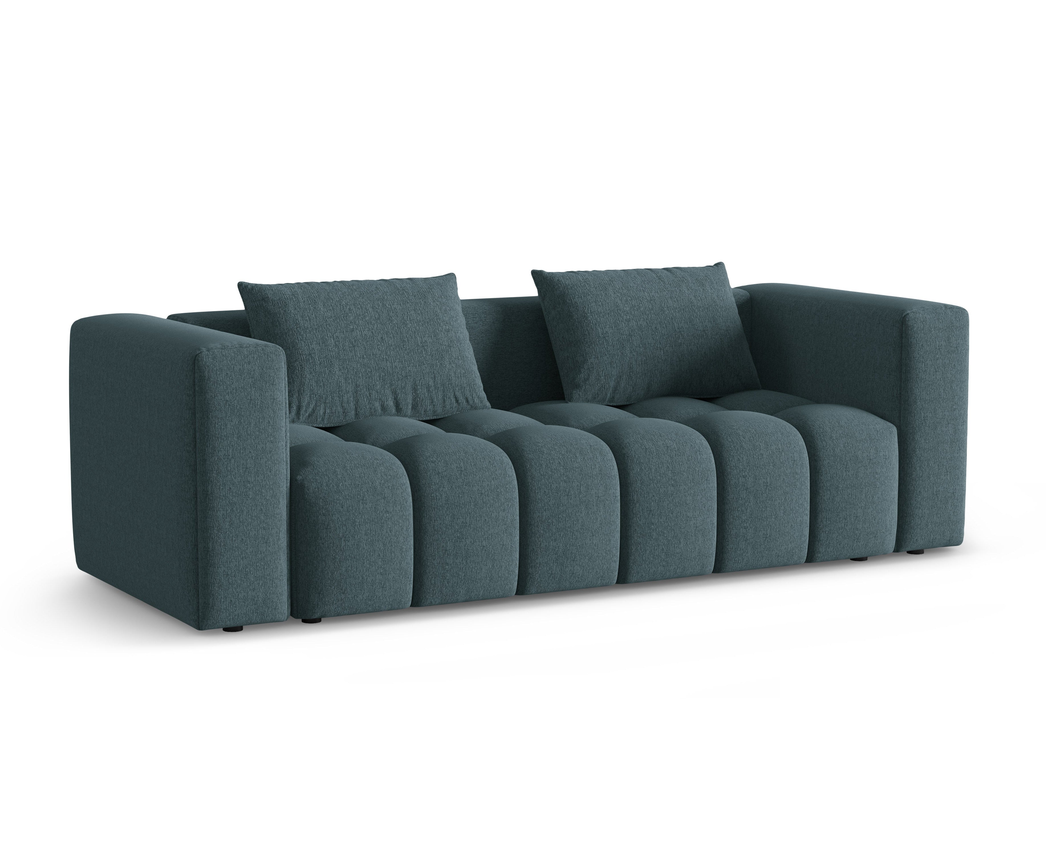 Sofa 3-osobowa z funkcją spania VERONA jasny niebieski – Cosmopolitan Design