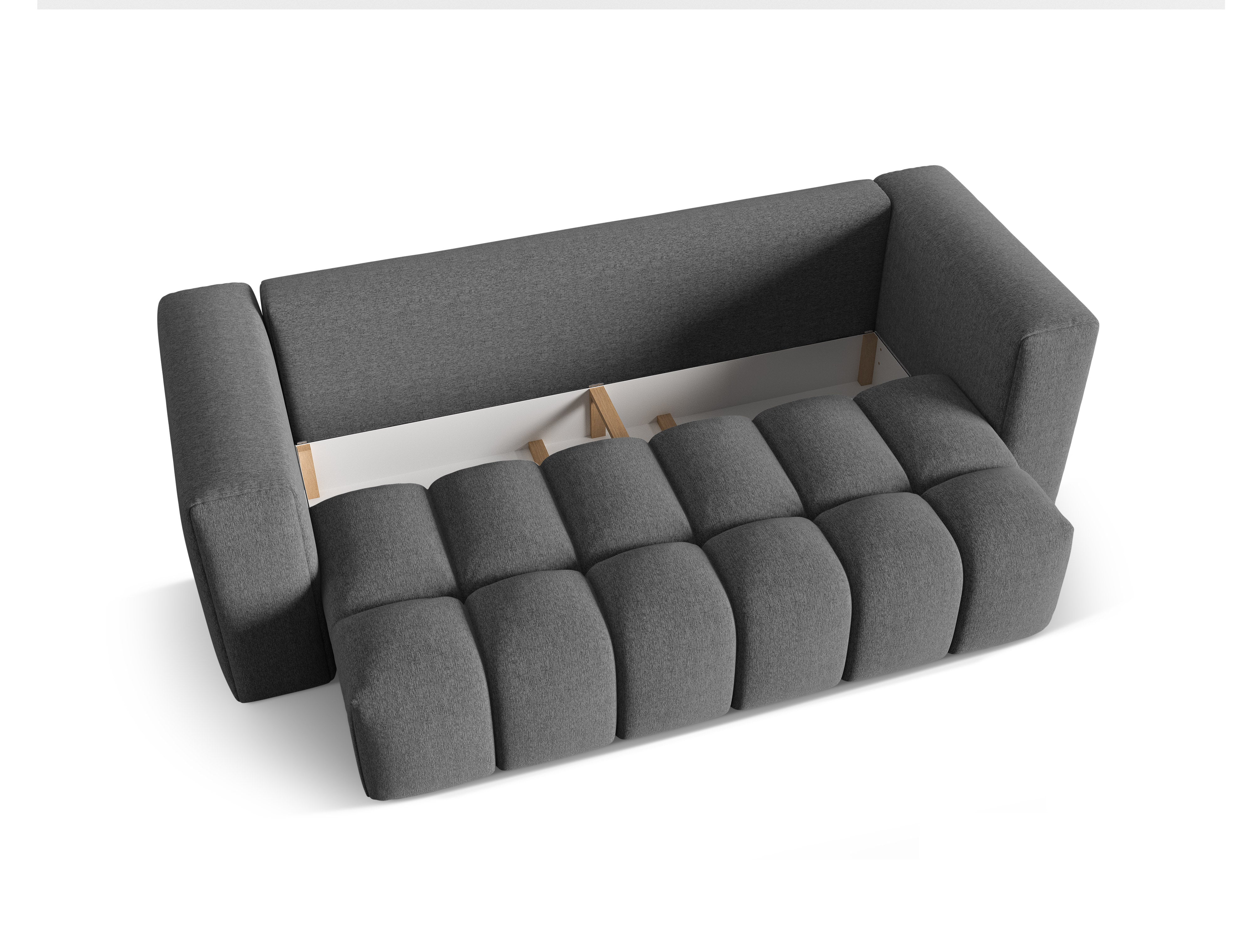 Sofa 3-osobowa z funkcją spania VERONA szary – Cosmopolitan Design