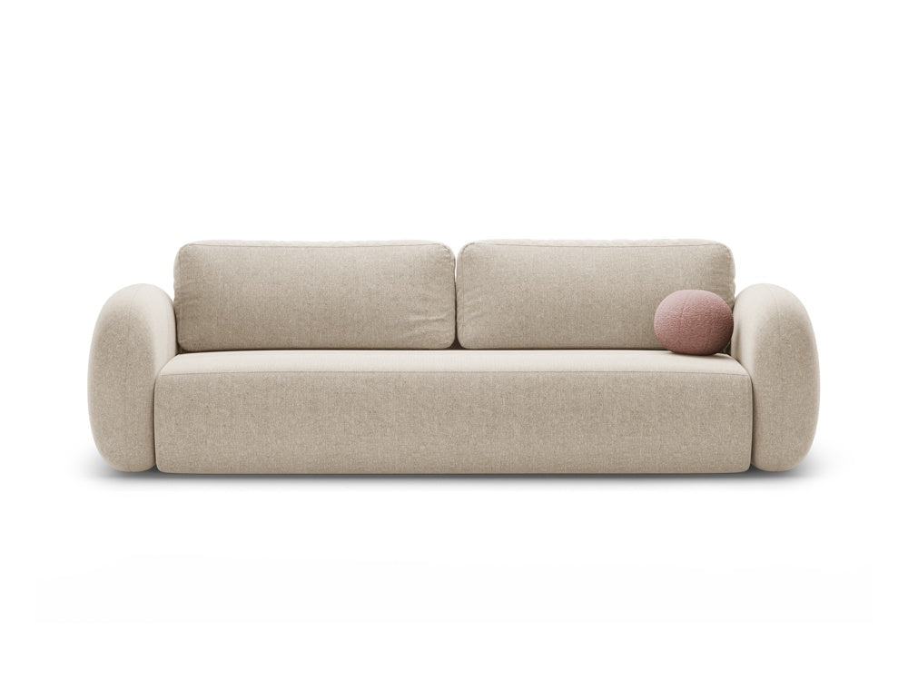 Sofa with sleeping function 3-seater TONALE sandy