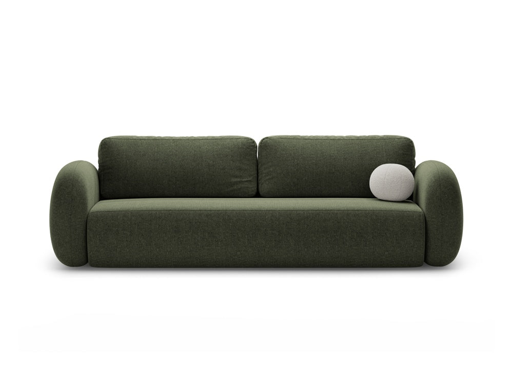 Sofa with sleeping function 3-seater TONALE green