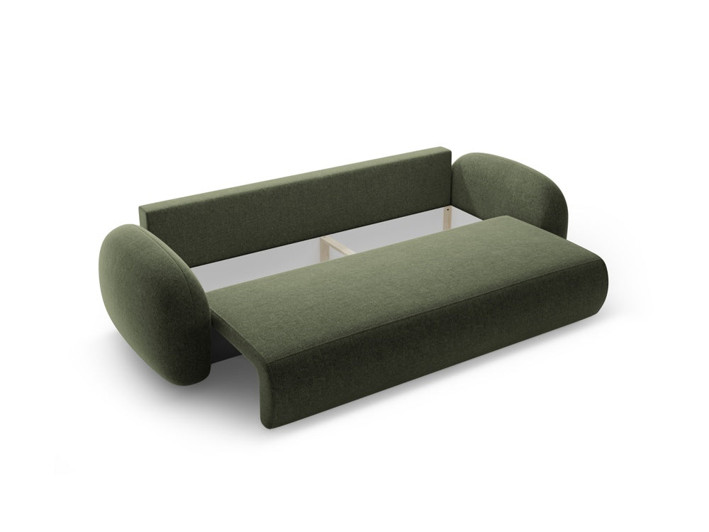 Sofa with sleeping function 3-seater TONALE green