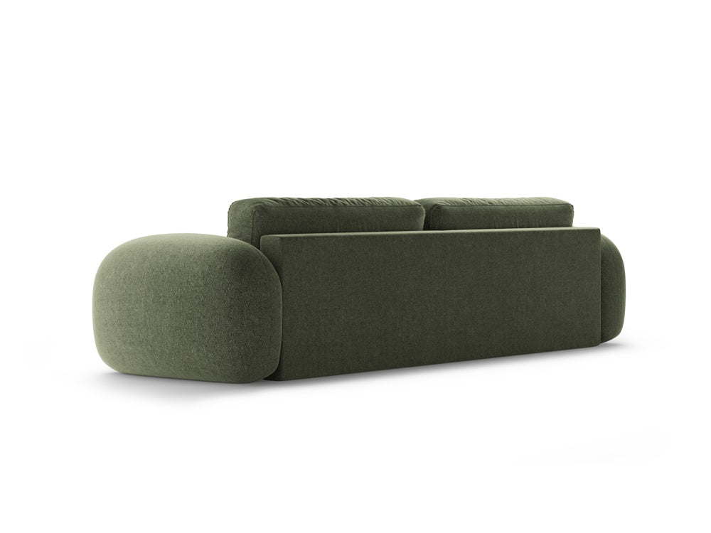 Sofa with sleeping function 3-seater TONALE green