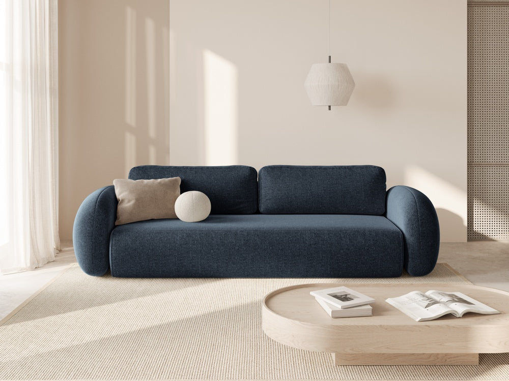 Schlafsofa 3-sitzig TONALE in Marineblau
