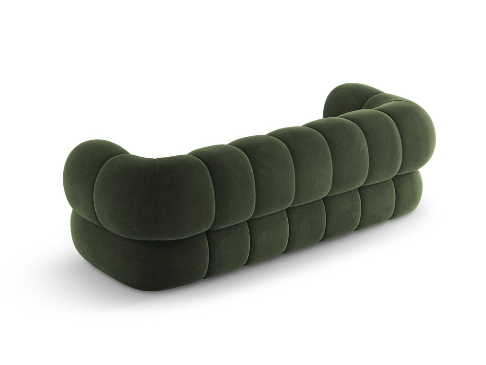 3-seater velvet sofa KOGE green