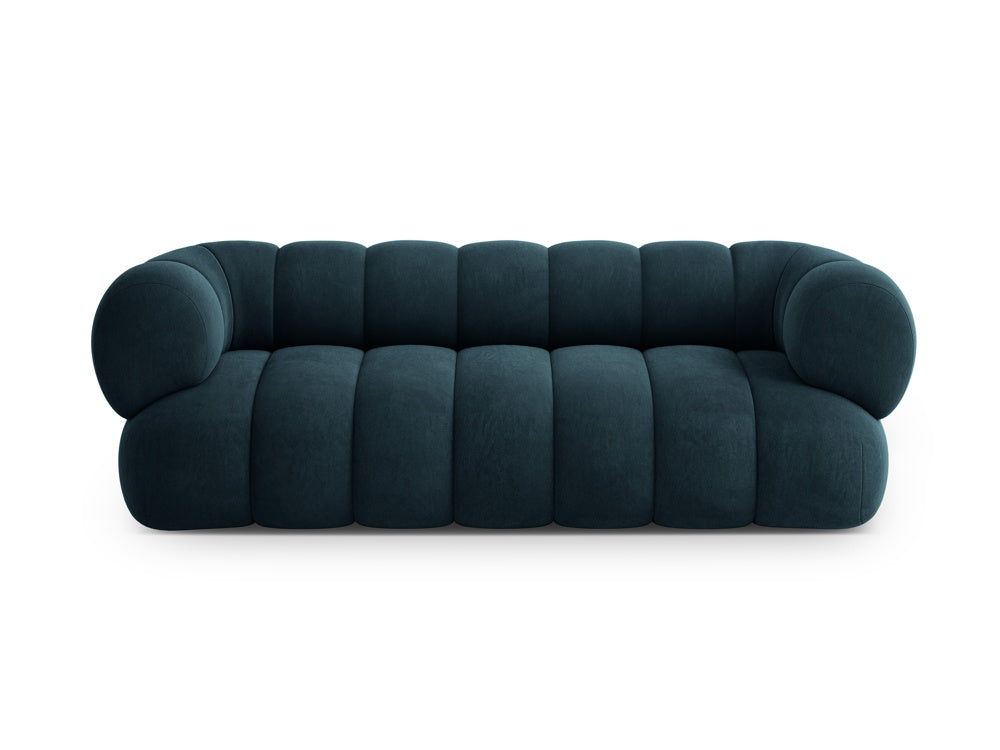 3-seater velvet sofa KOGE petrol