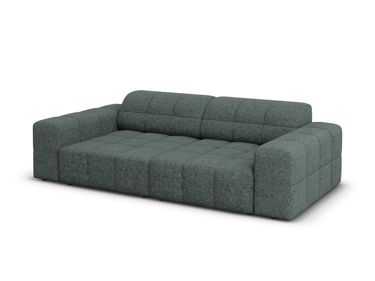Sofa 3-osobowa CHICAGO petrol szenil do salonu – Cosmopolitan Design