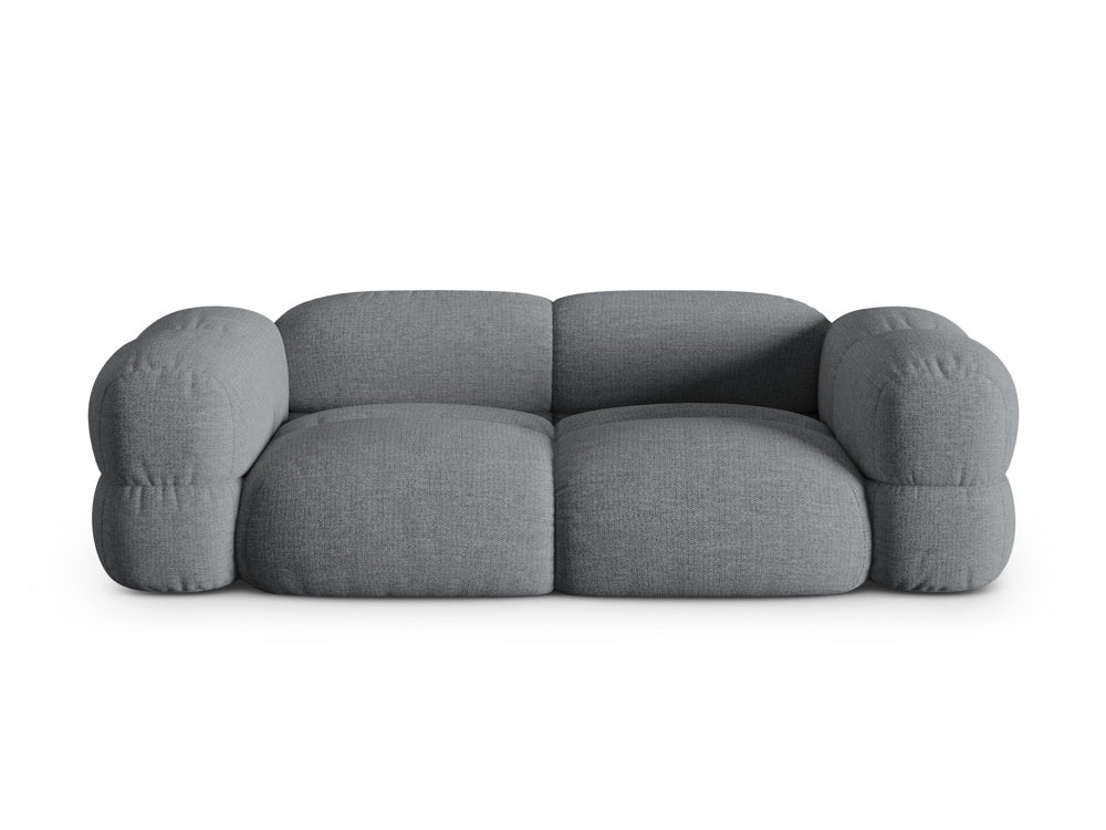 Sofa 3-Sitzer LORETTO grau-blau