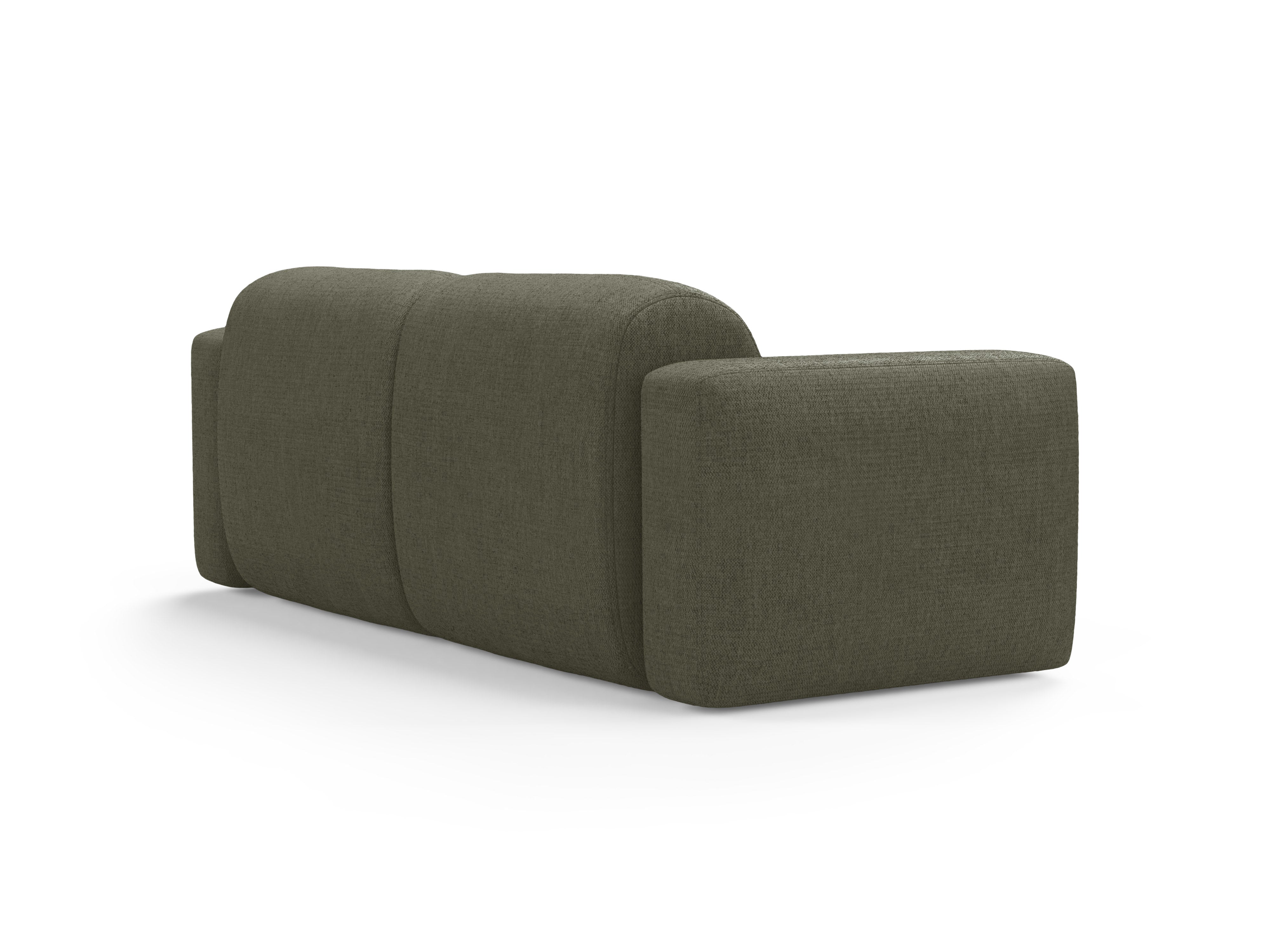 Sofa 3-Sitzer STRINO olivgrüner Chenille