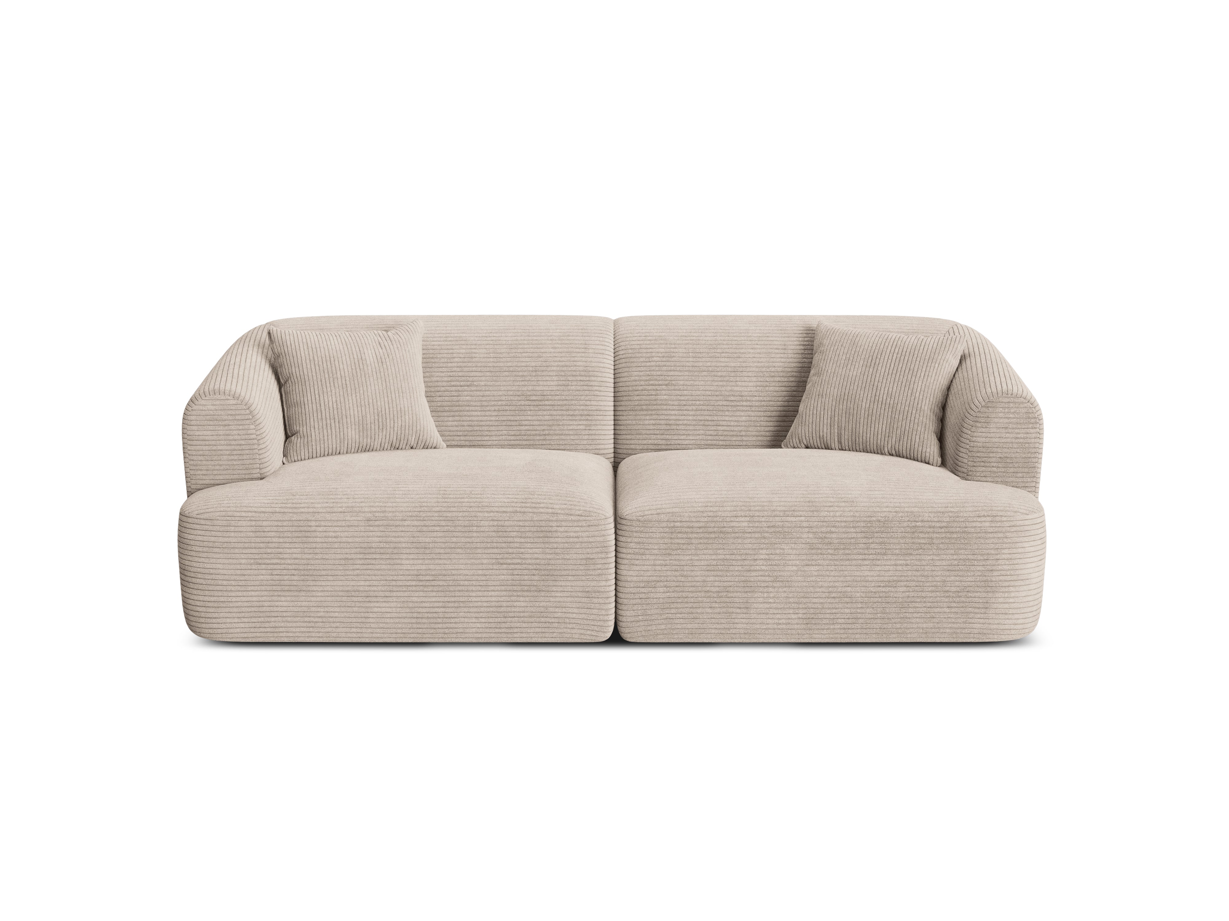 Sofa 3-sitzig CAMPI beige Cord