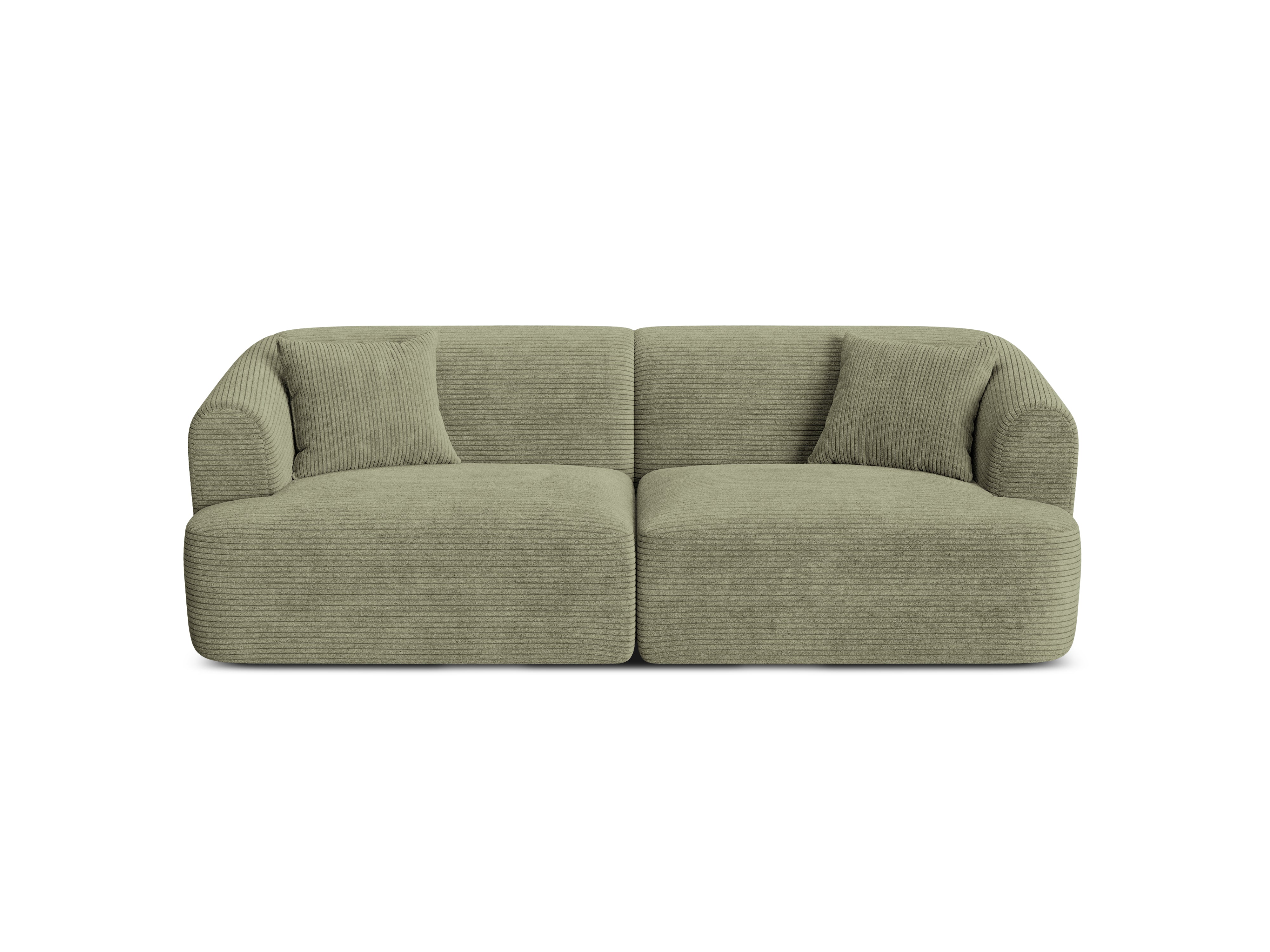Sofa 3-Sitzer CAMPI grün Cord