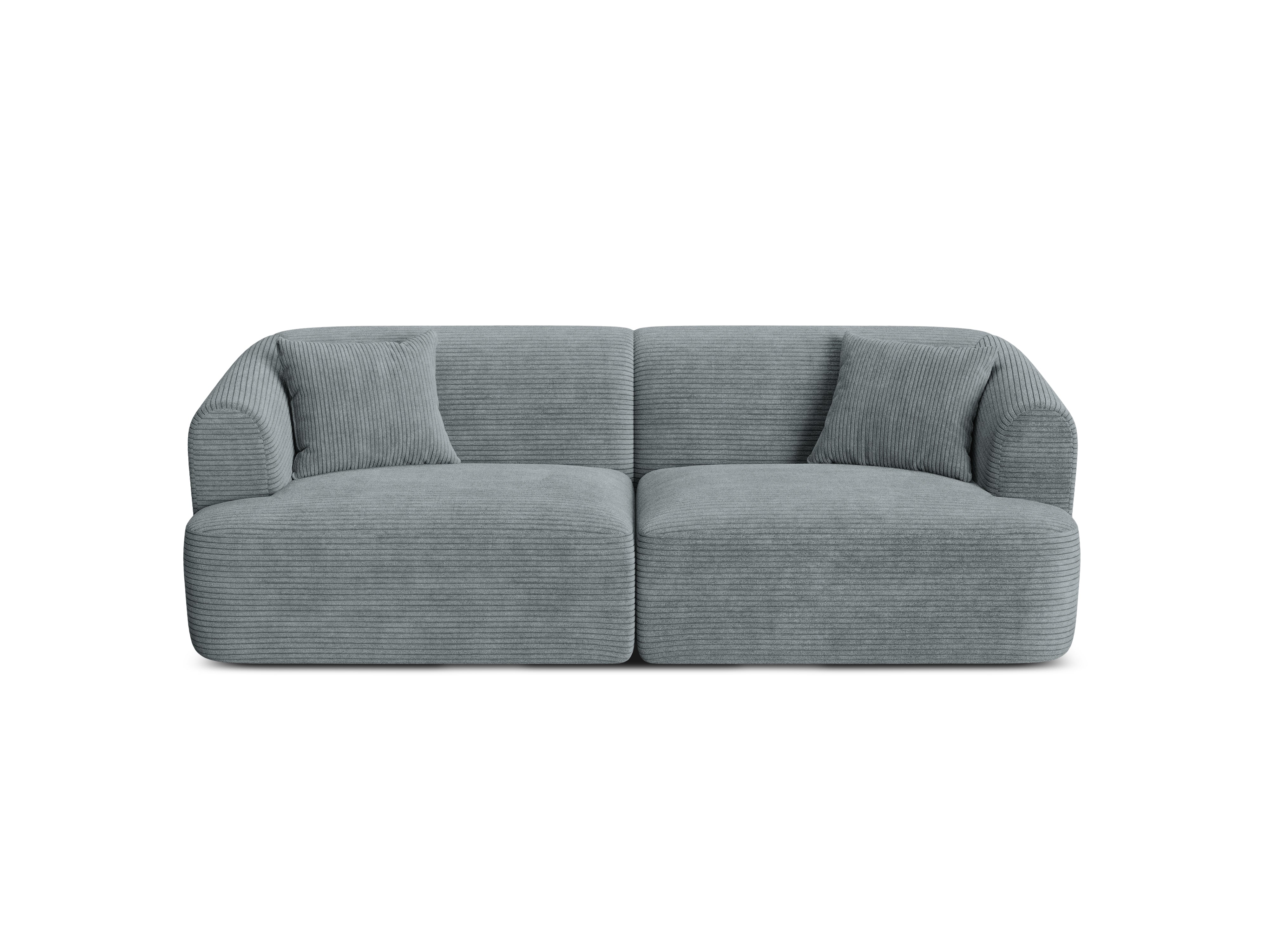 Sofa 3-sitzig CAMPI grau Cord