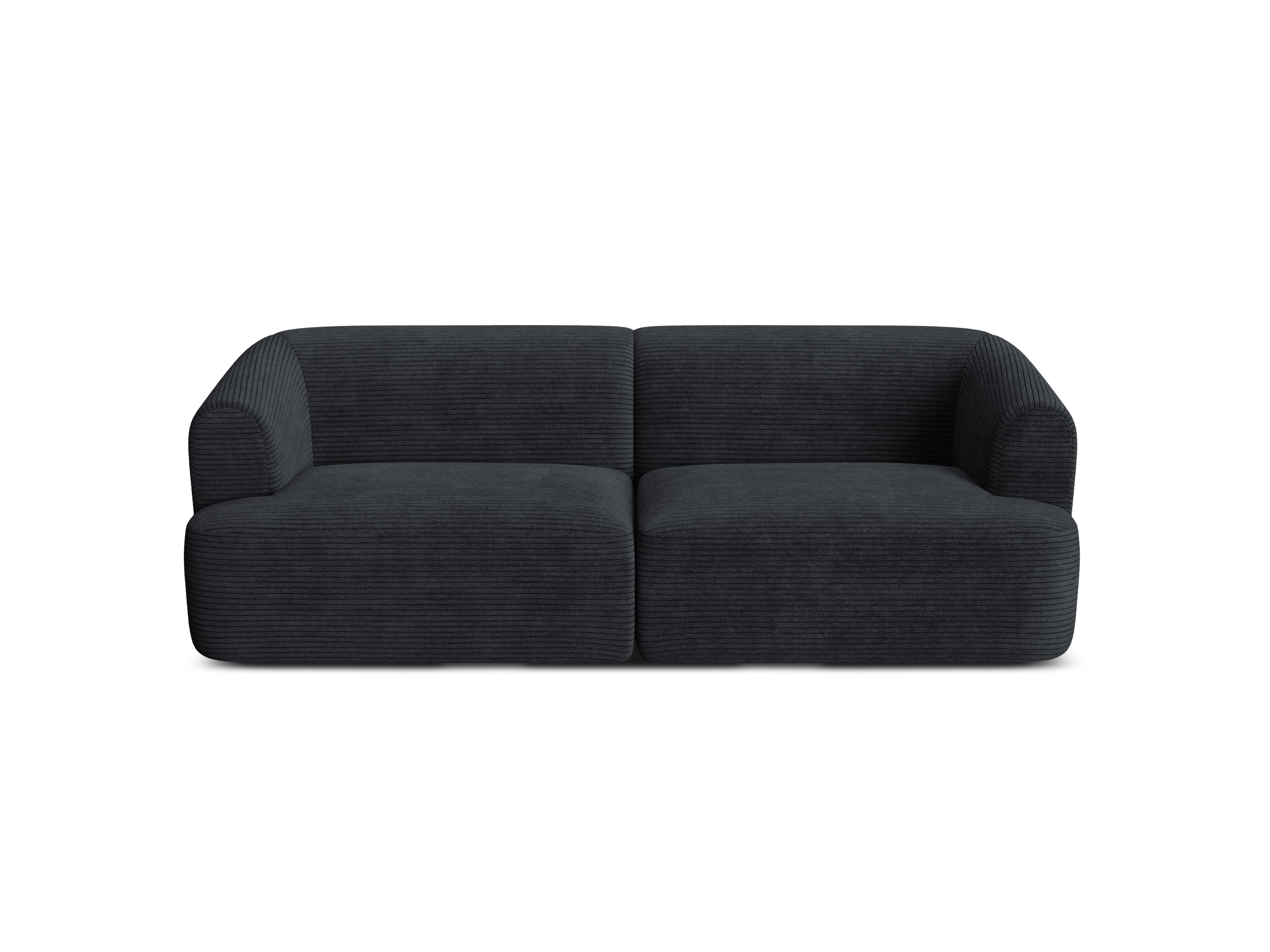 Sofa 3-Sitzer CAMPI schwarzes Cord
