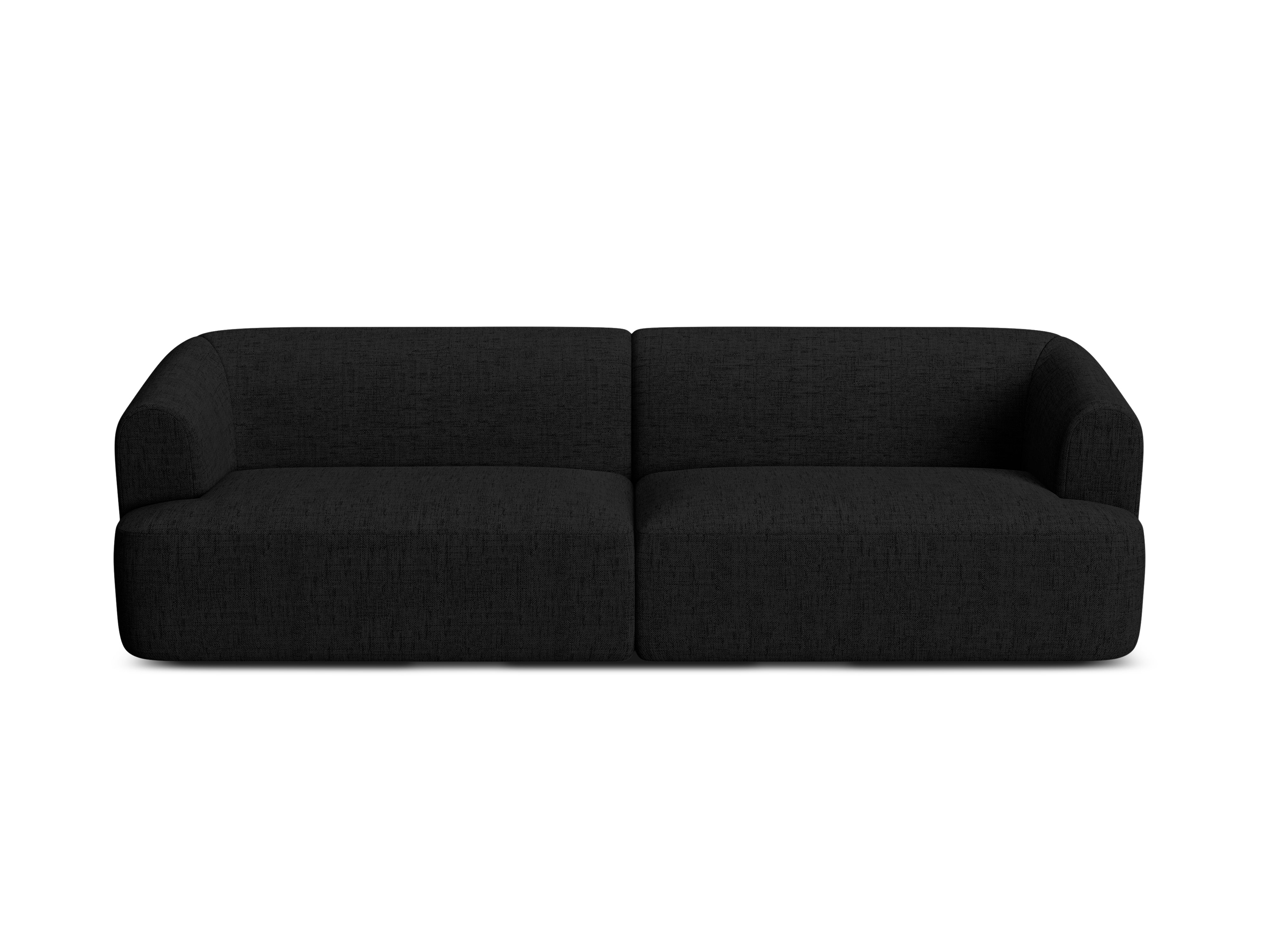 Sofa 4-persoons CAMPI zwart sjaal