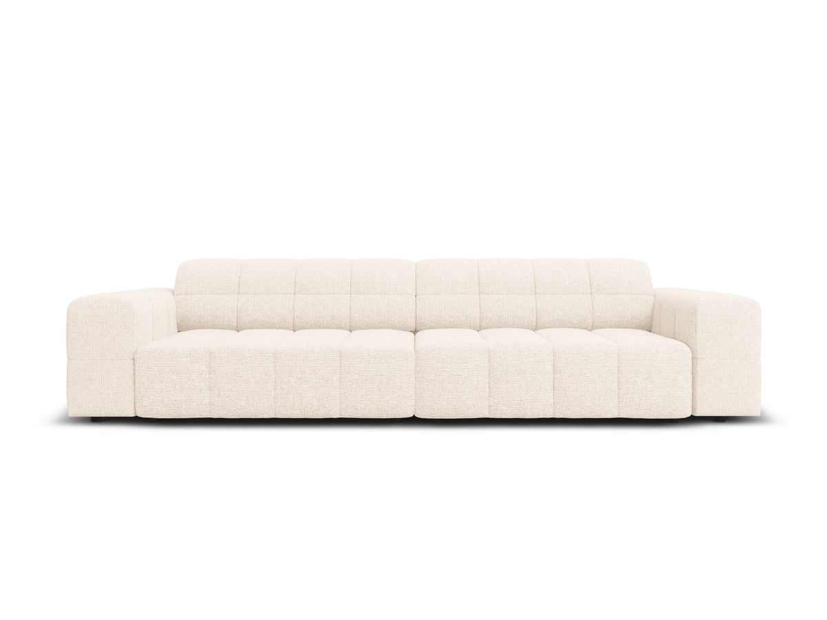 Sofa 4-osobowa CHICAGO jasnobeżowy szenil – Cosmopolitan Design