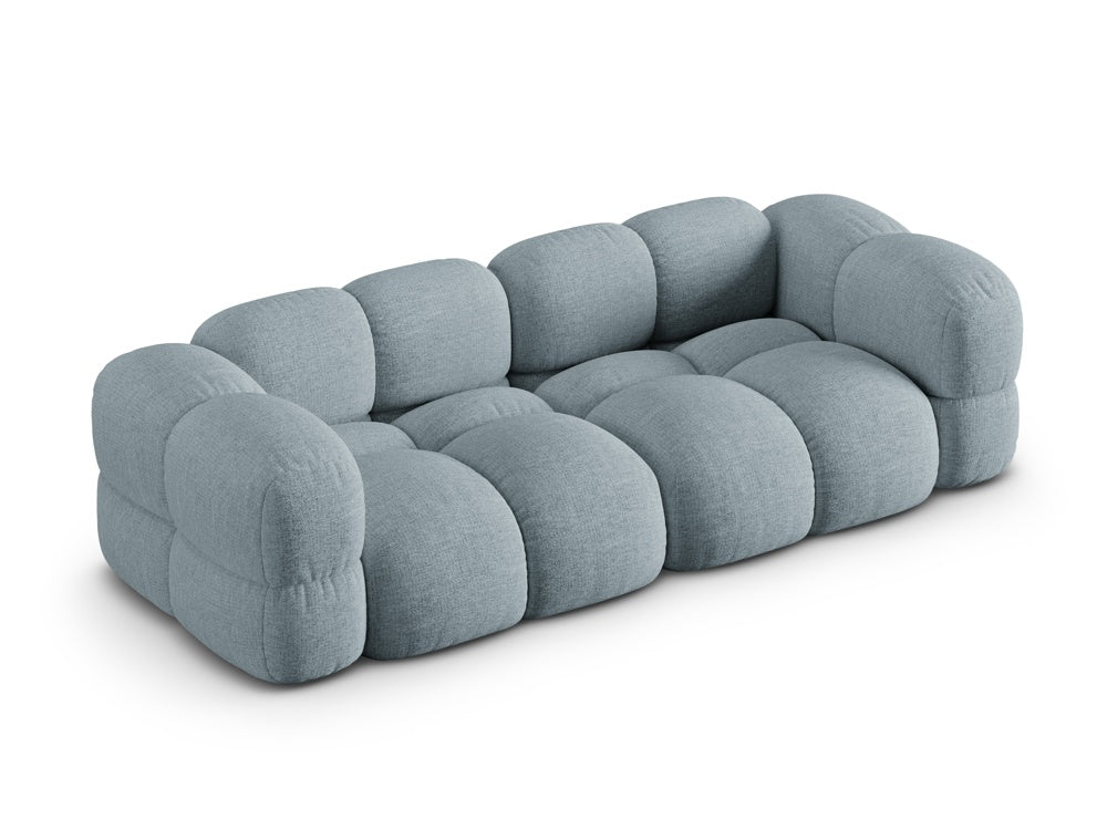 Sofa 4-persoons LORETTO pastelblauw