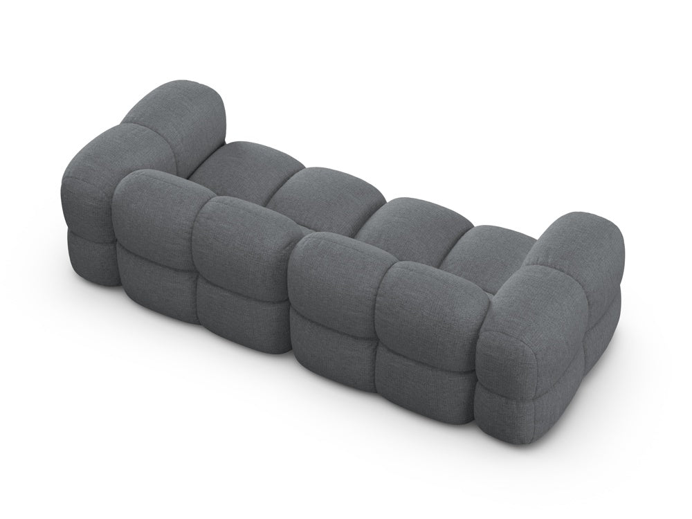 Sofa 4-persoons LORETTO grijsblauw