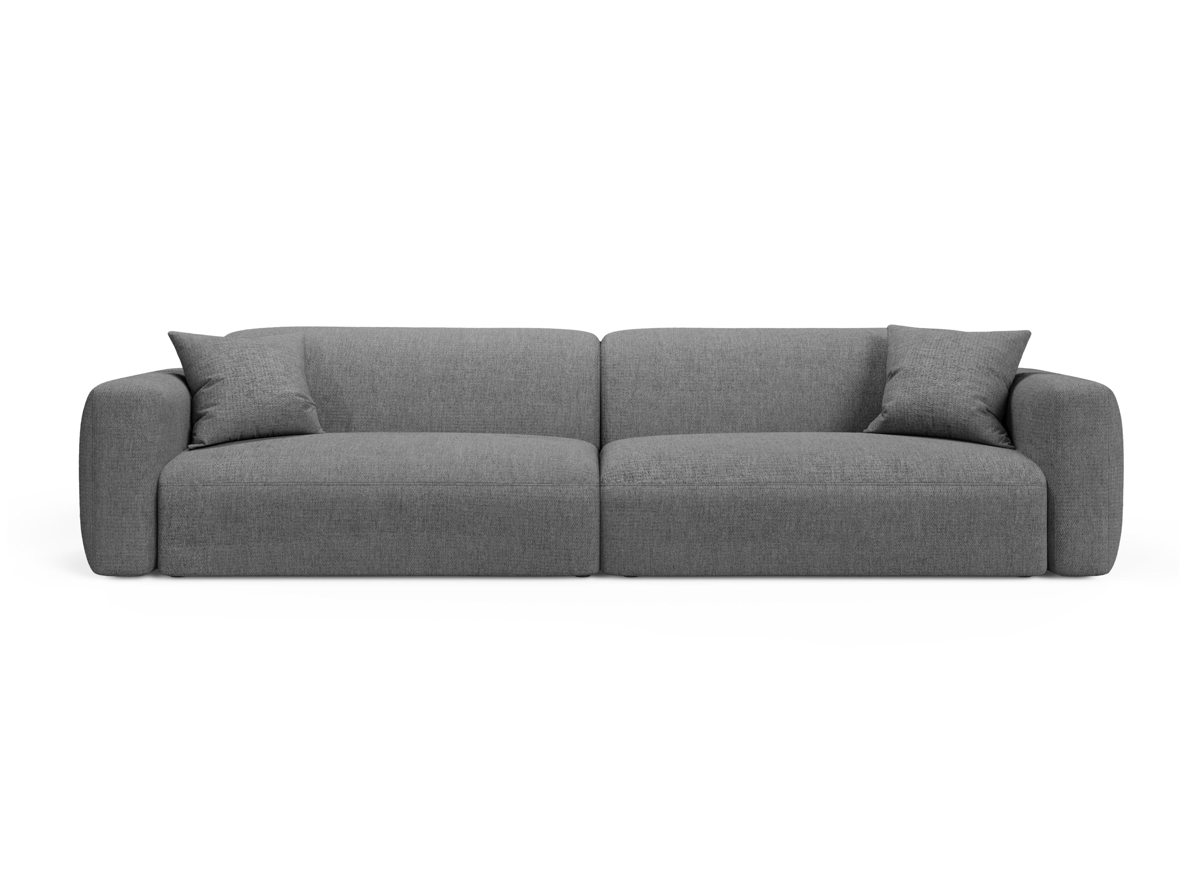 Sofa 4-persoons STRINO grijs chenille