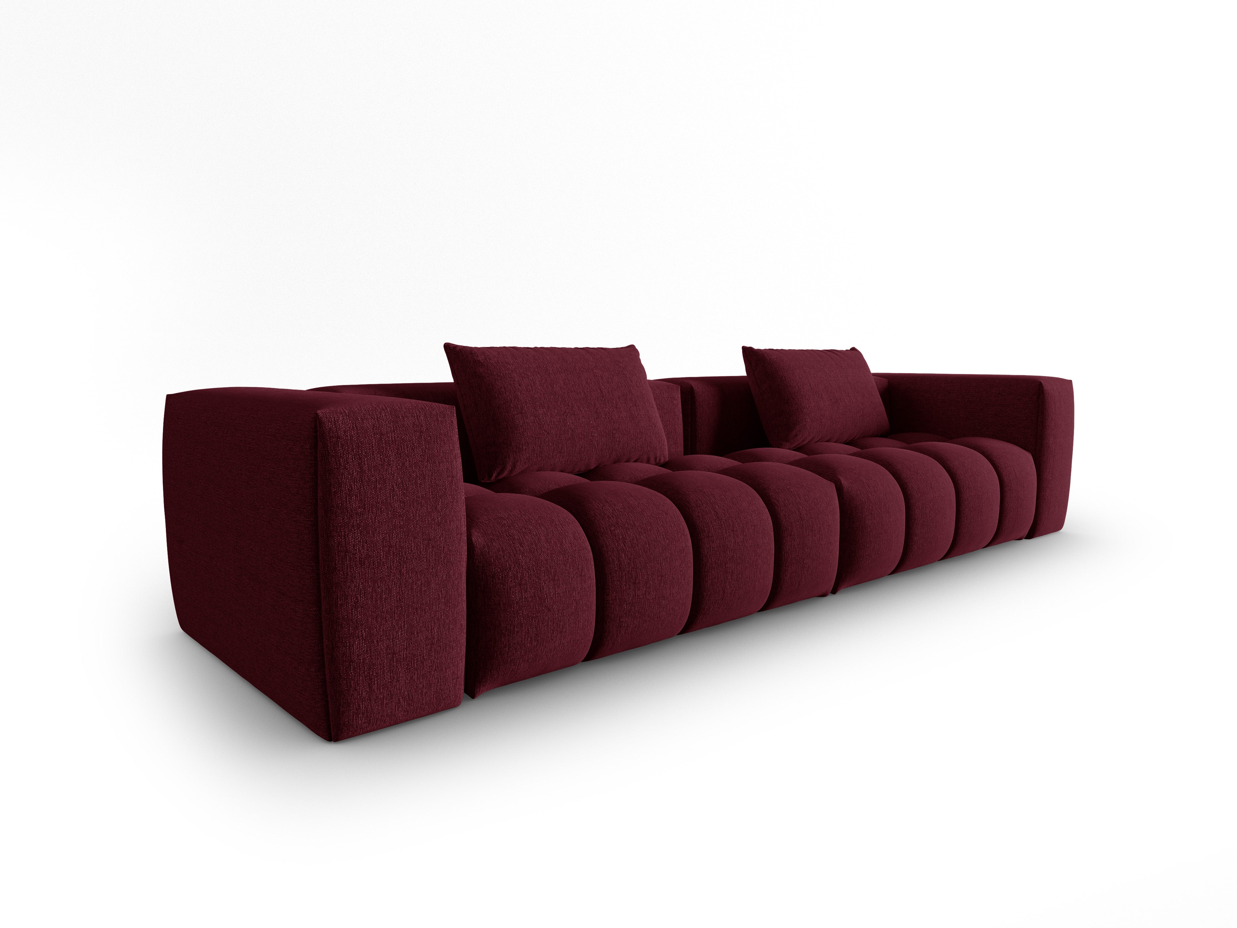Sofa 5-sitzig VERONA burgunderrot