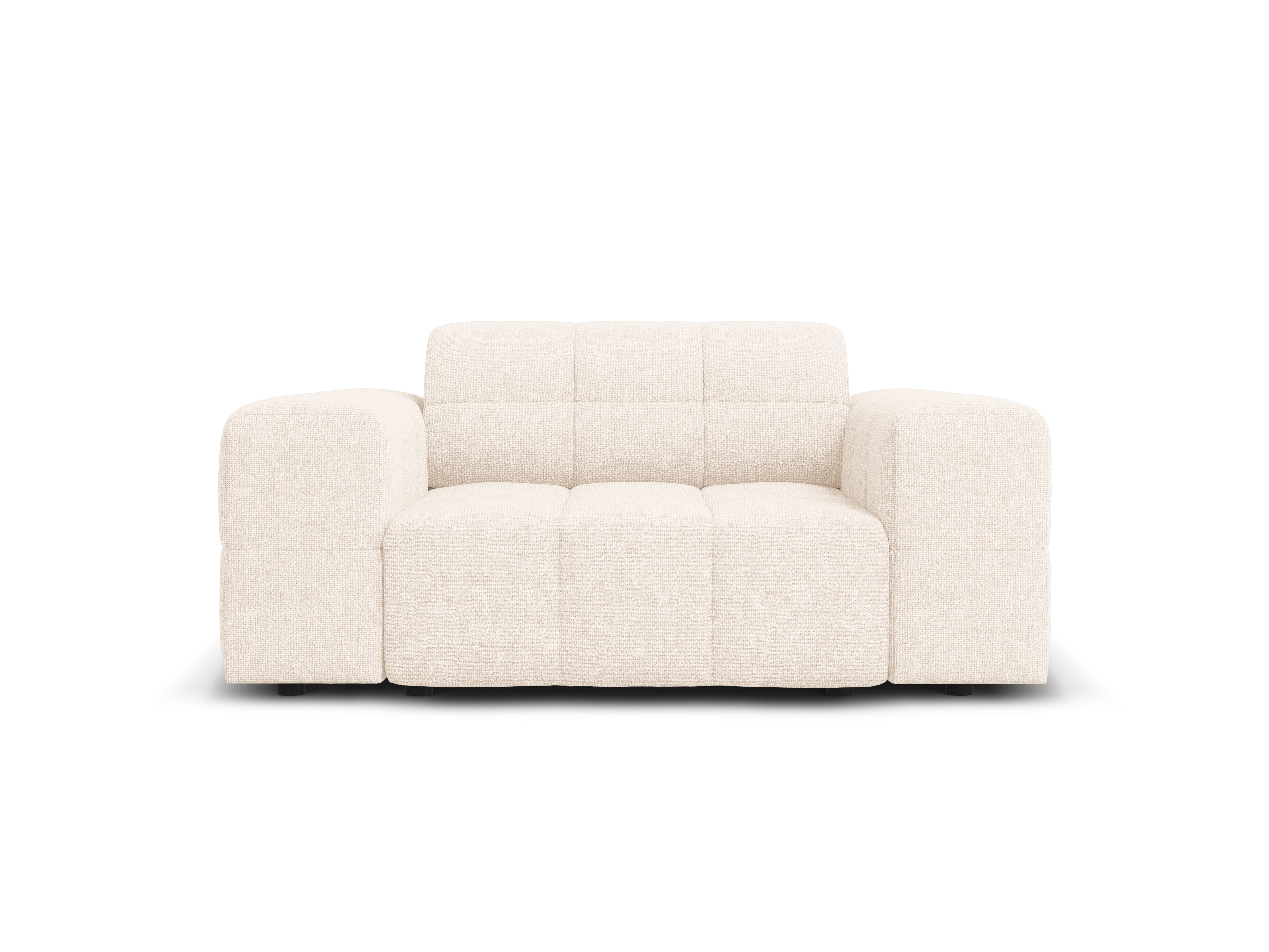 Fotel CHICAGO jasnobeżowy szenil – Cosmopolitan Design