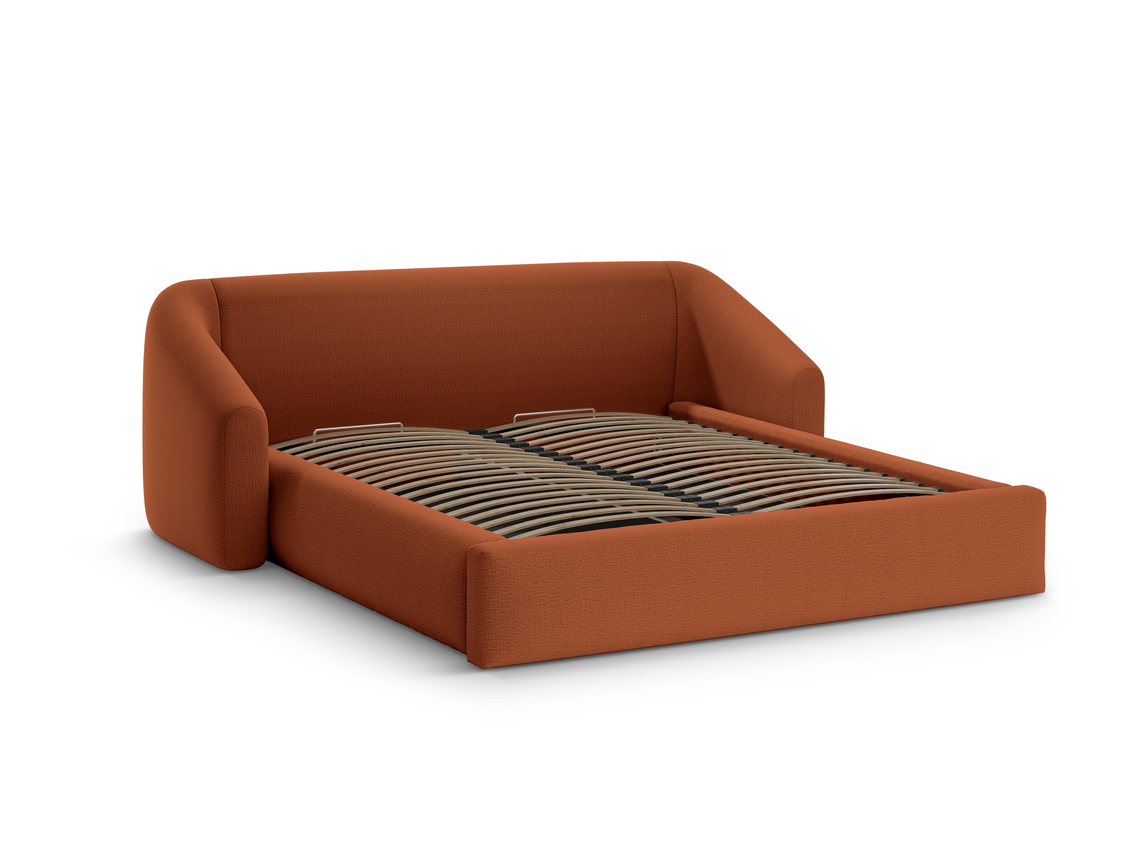 Bed CAMPI baksteen chenille