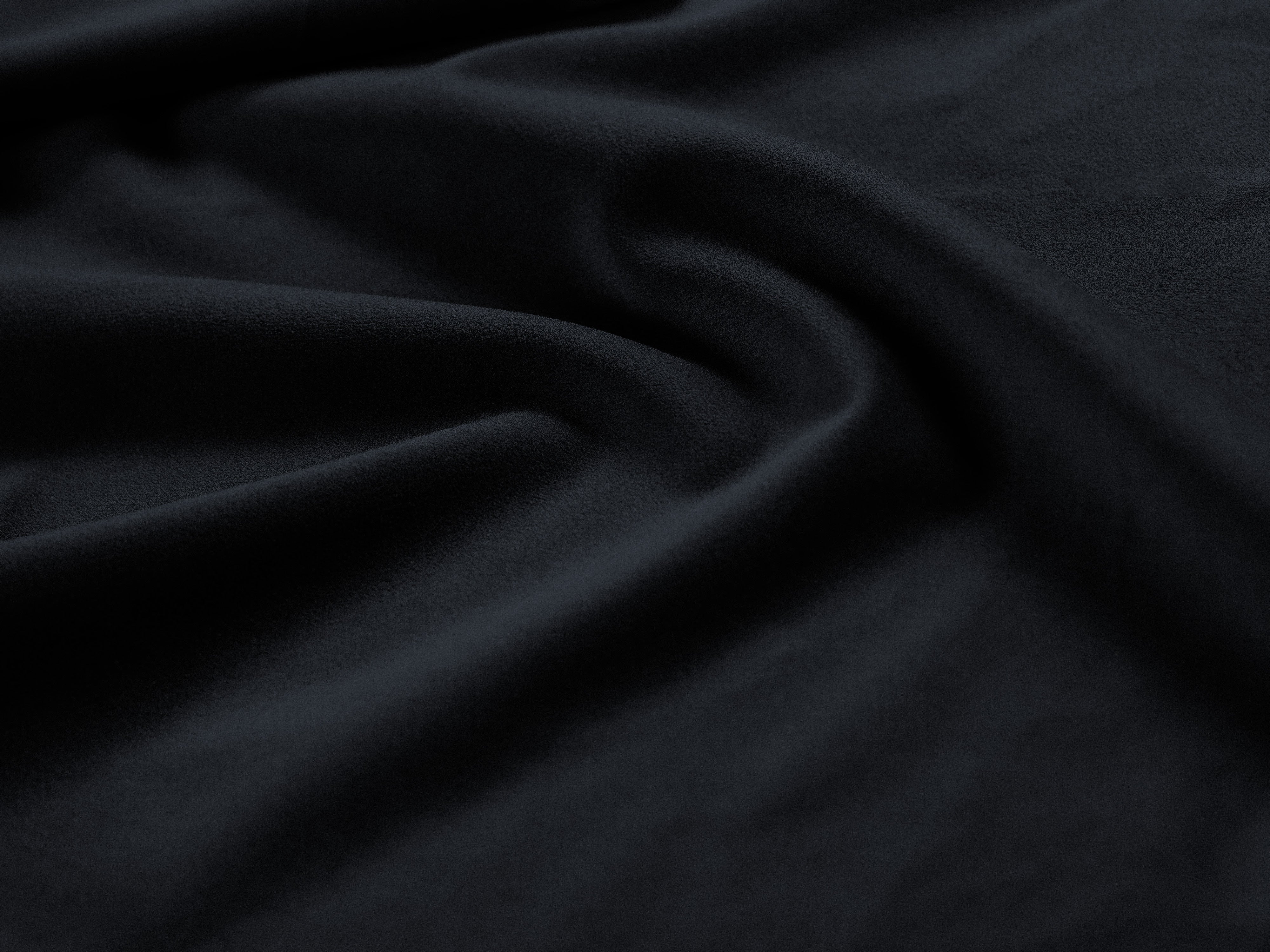 Fluwelen bed CAMPI marineblauw