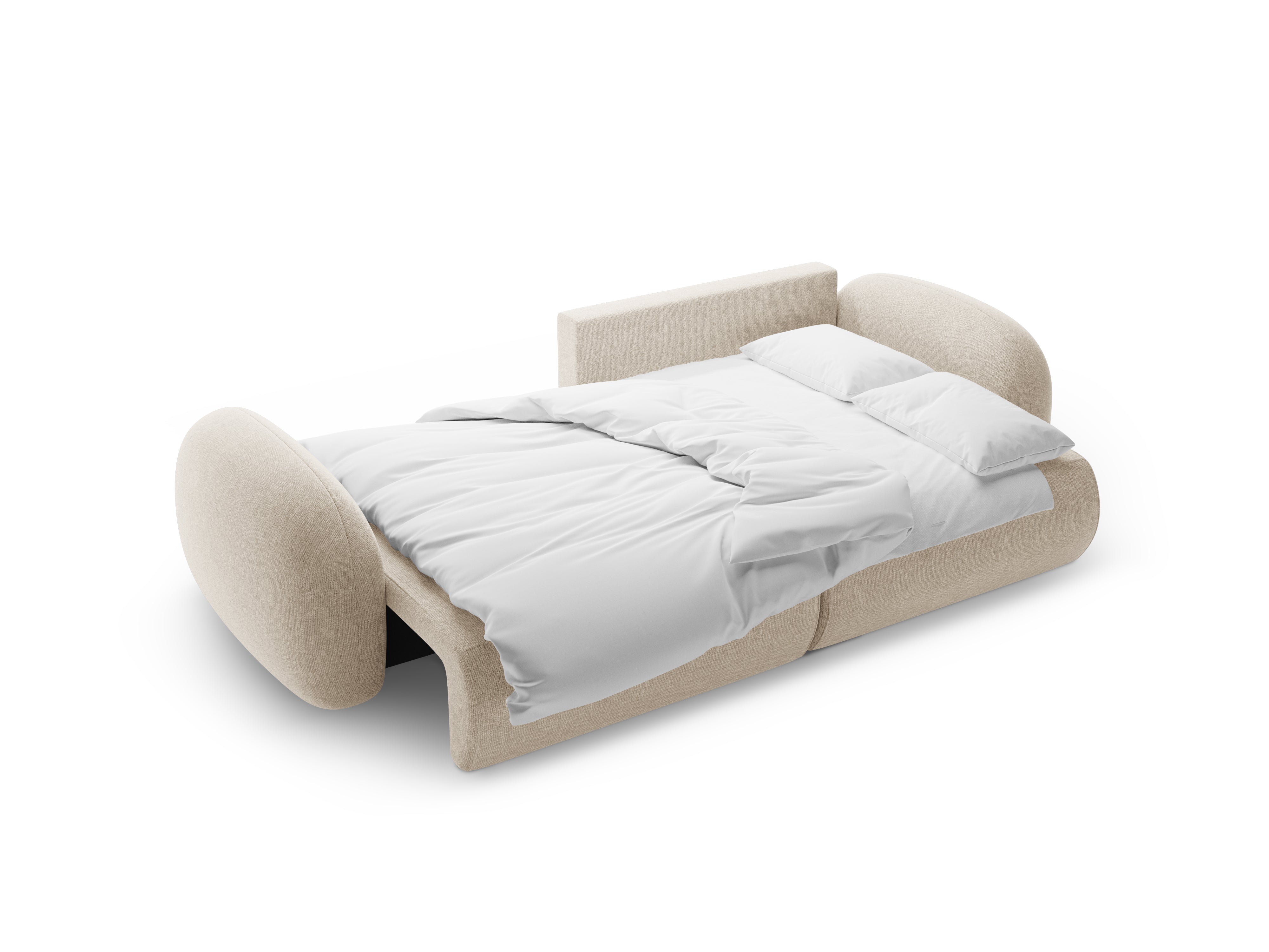 Universal corner sofa with sleeping function for 4 people TONALE sand