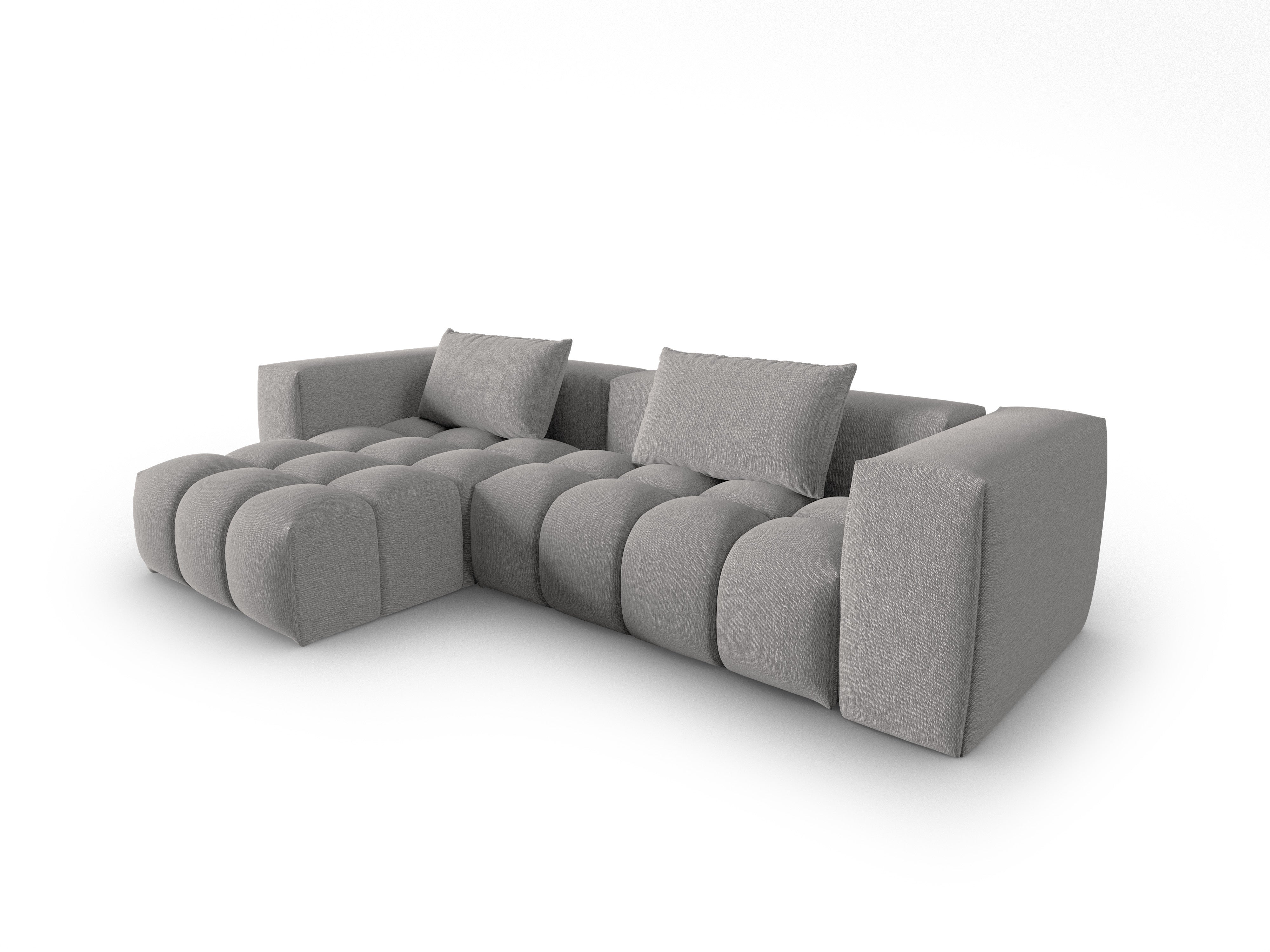 Narożnik 3-osobowy lewostronny VERONA ciepły szary – Cosmopolitan Design
