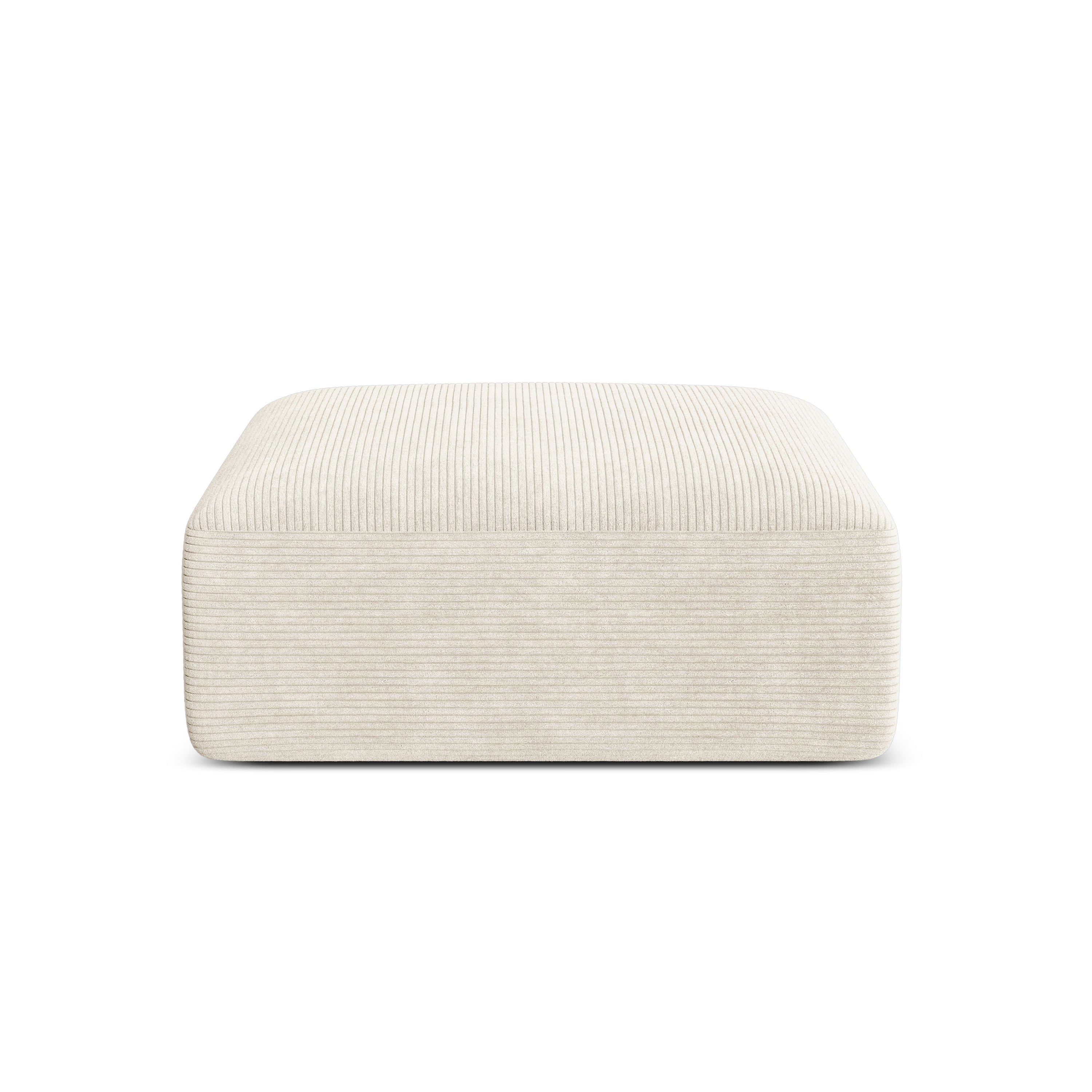 Puf CAMPI cremefarbener Cord