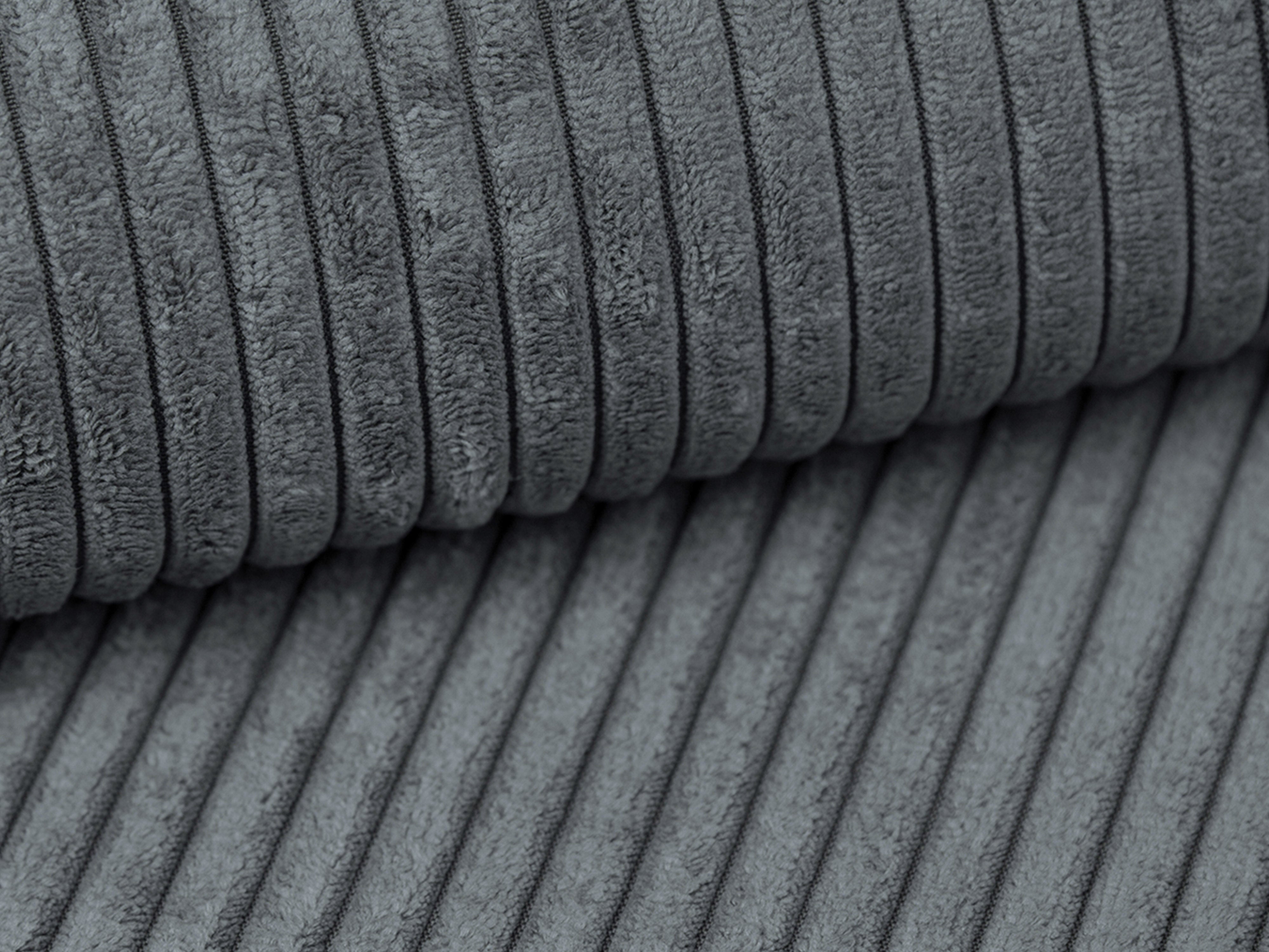 CAMPI Puff Gray Corduroy