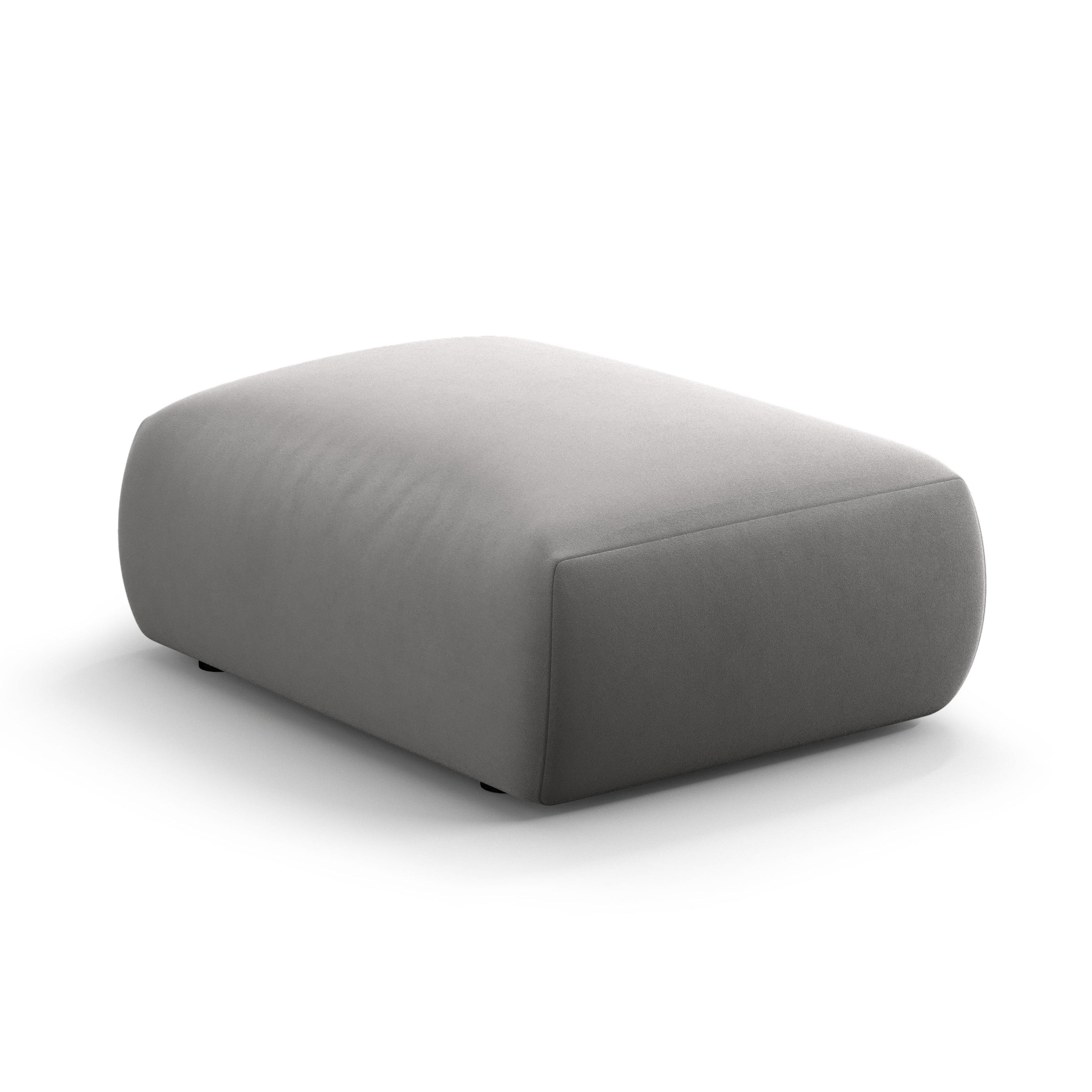 Samtpouf MATERA grau