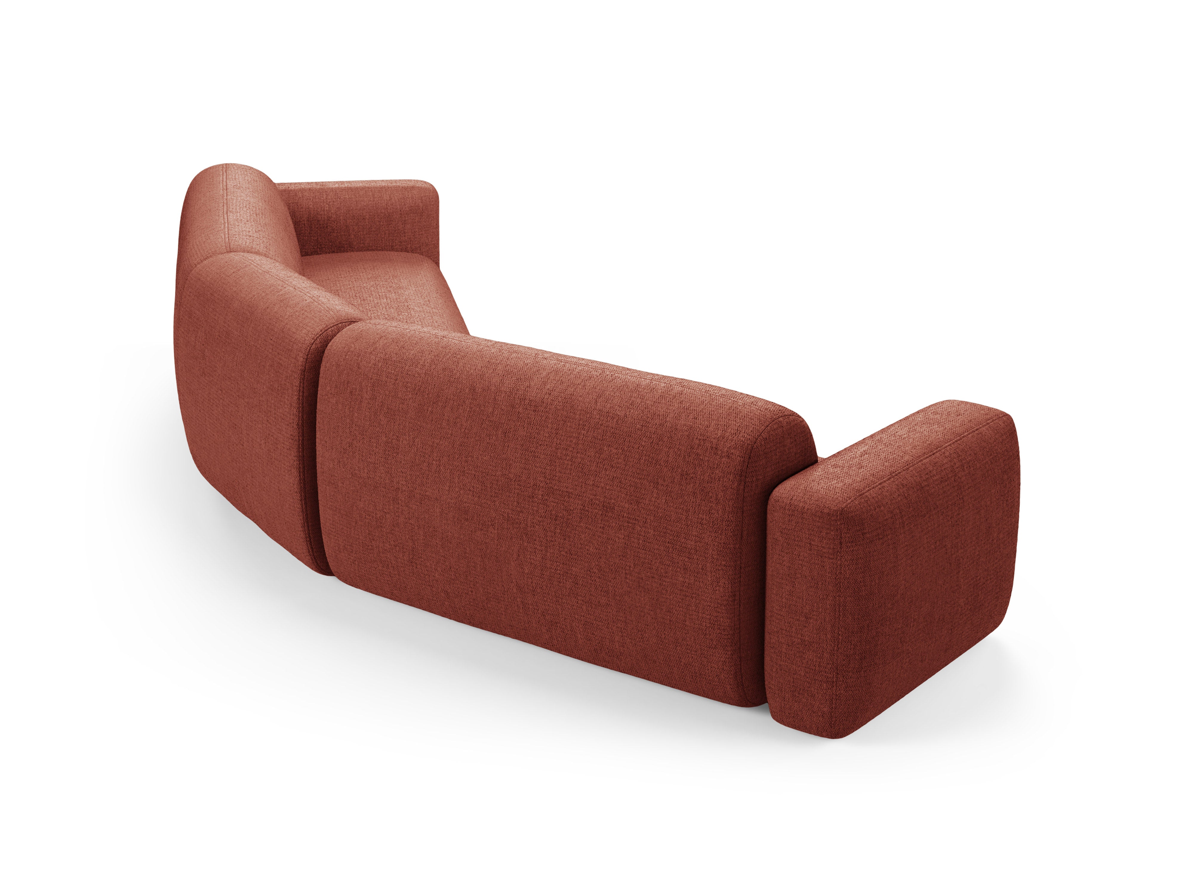 Symmetrical Corner Sofa STRINO Coral Chenille