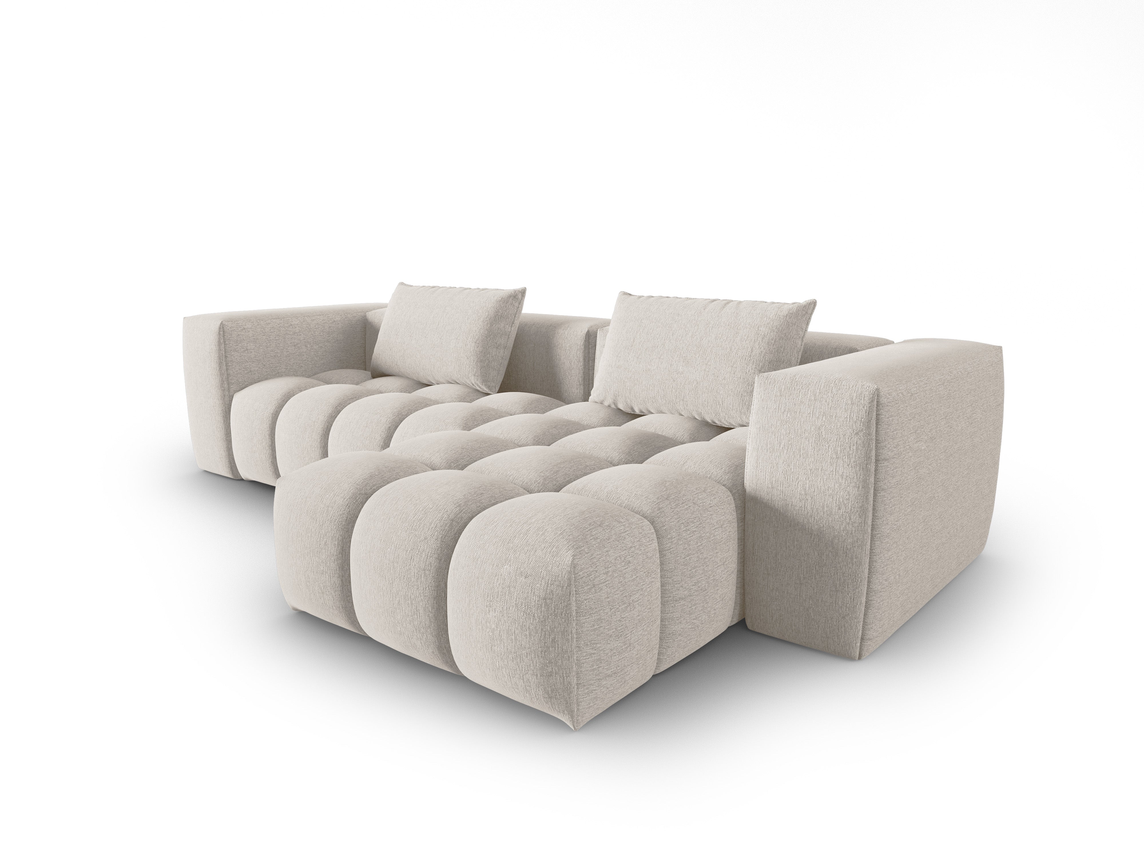 Narożnik 3-osobowy prawostronny VERONA beżowy – Cosmopolitan Design