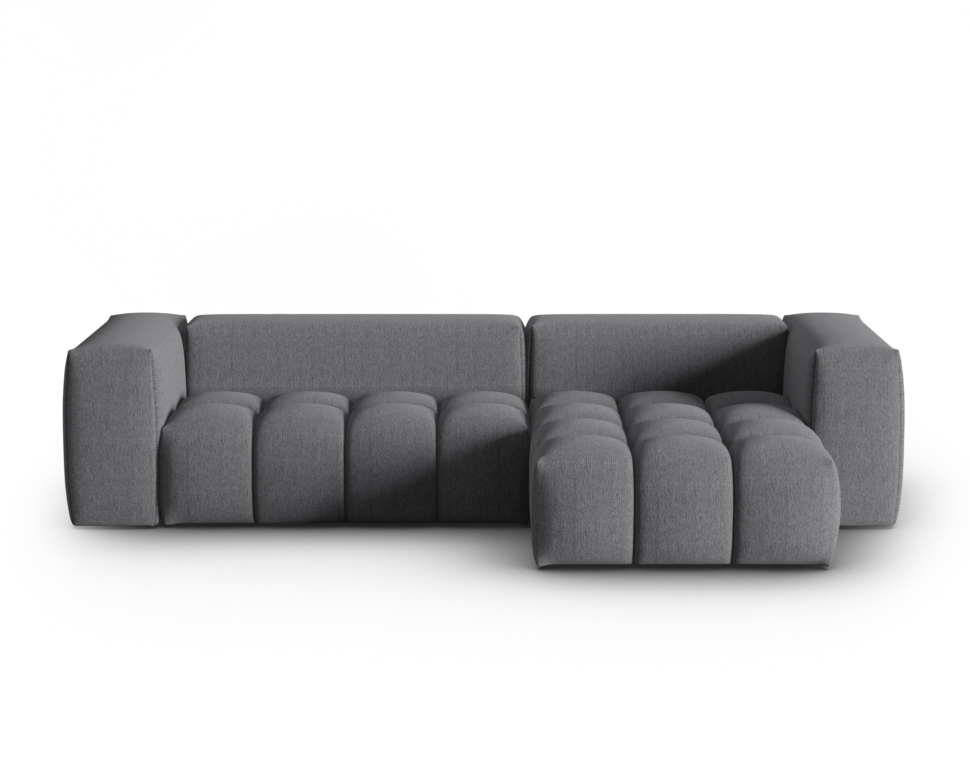 Narożnik 3-osobowy prawostronny VERONA szary – Cosmopolitan Design