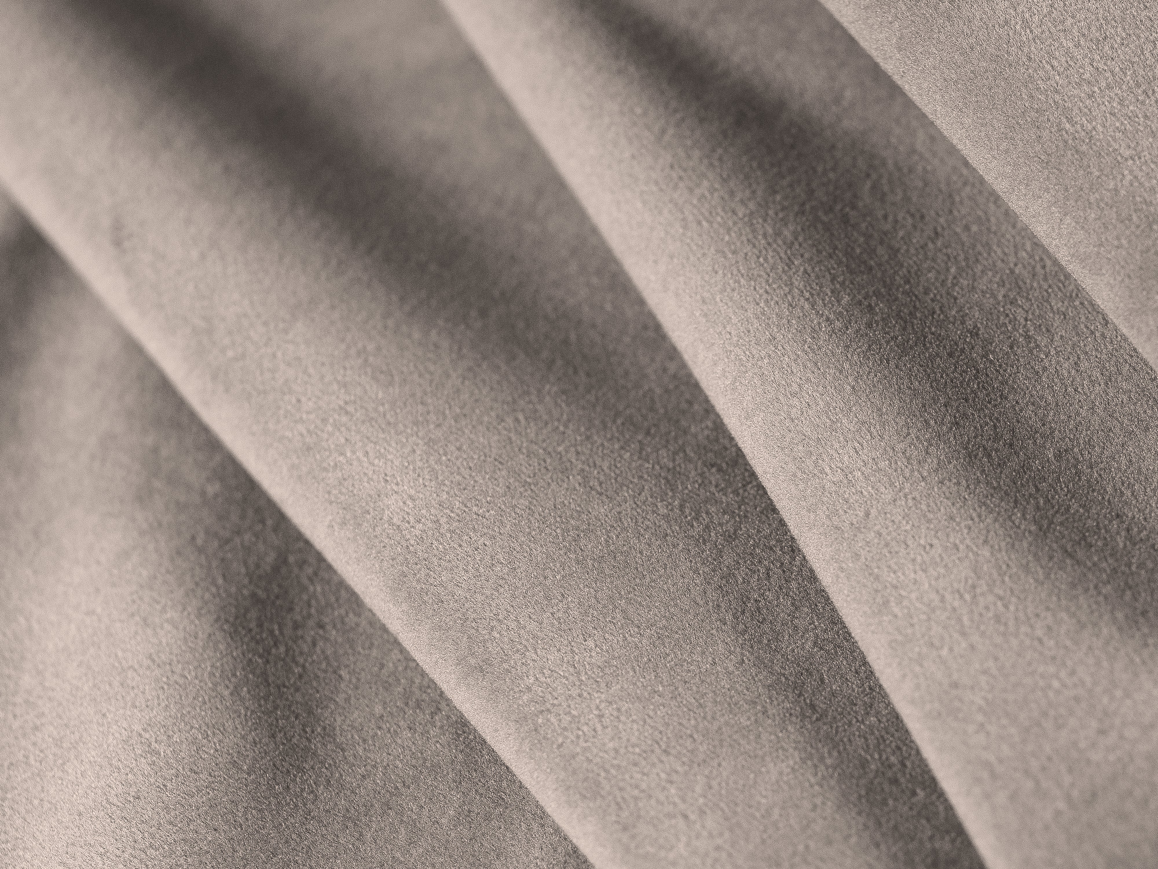 Velvet hoekbank 3-zits CORTINA cappuccino