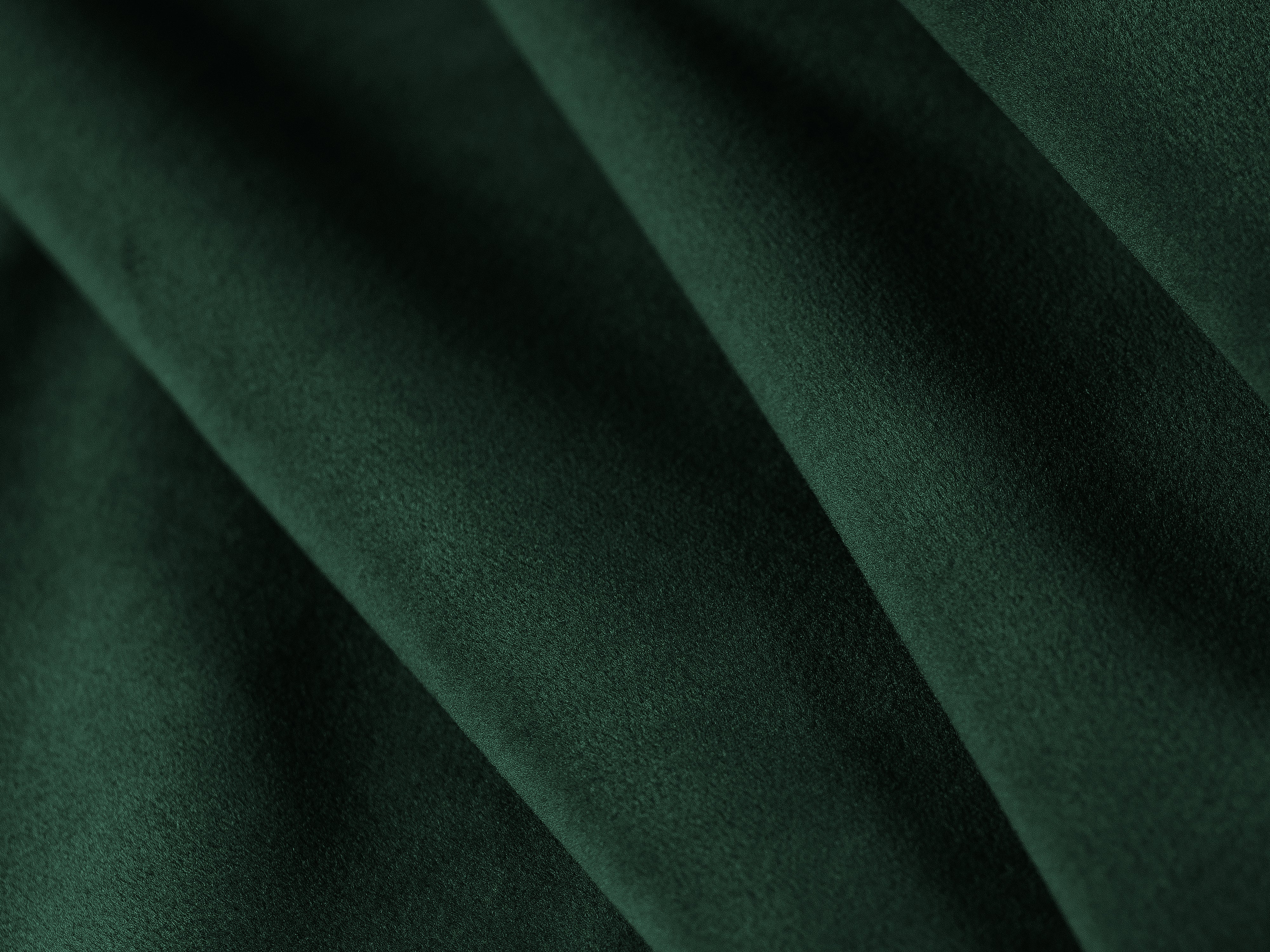 CORTINA Left-Arm Velvet Panoramic Corner Sofa in Bottle Green