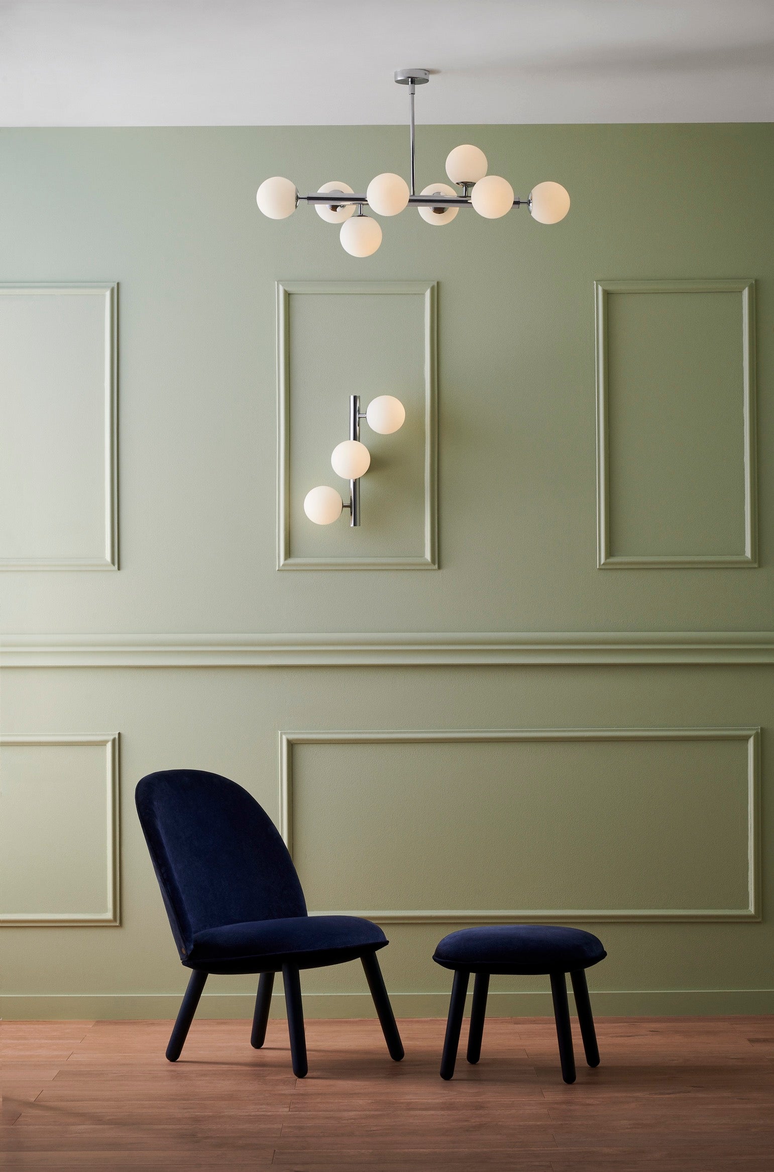 Plafondlamp CUMULUS 3 chroom